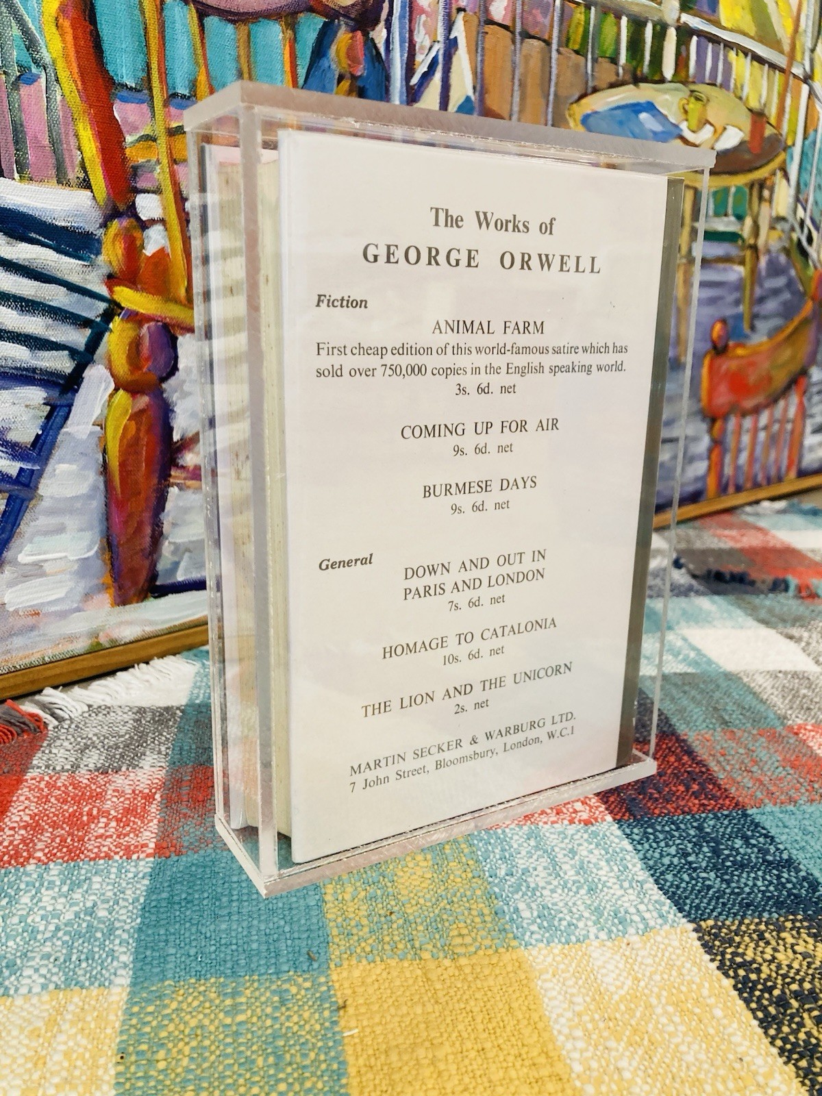 WOW!!! George Orwell Nineteen Eighty Four TRUE 1st Ed. (UK) SECKER & WARBURG
