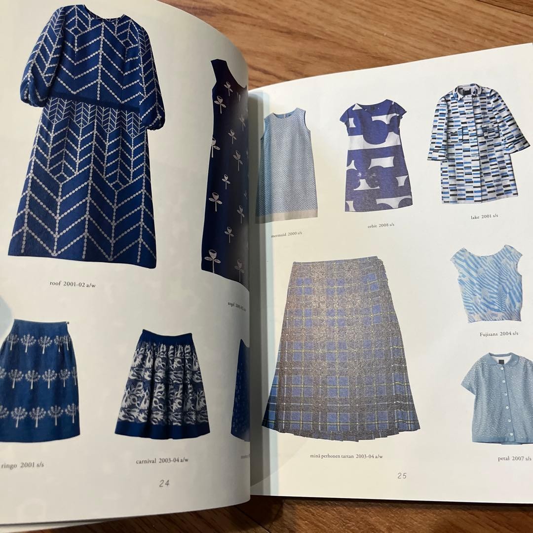 Minä Perhonen Art Design Book Fashion & Interior Blue 8×6.8in