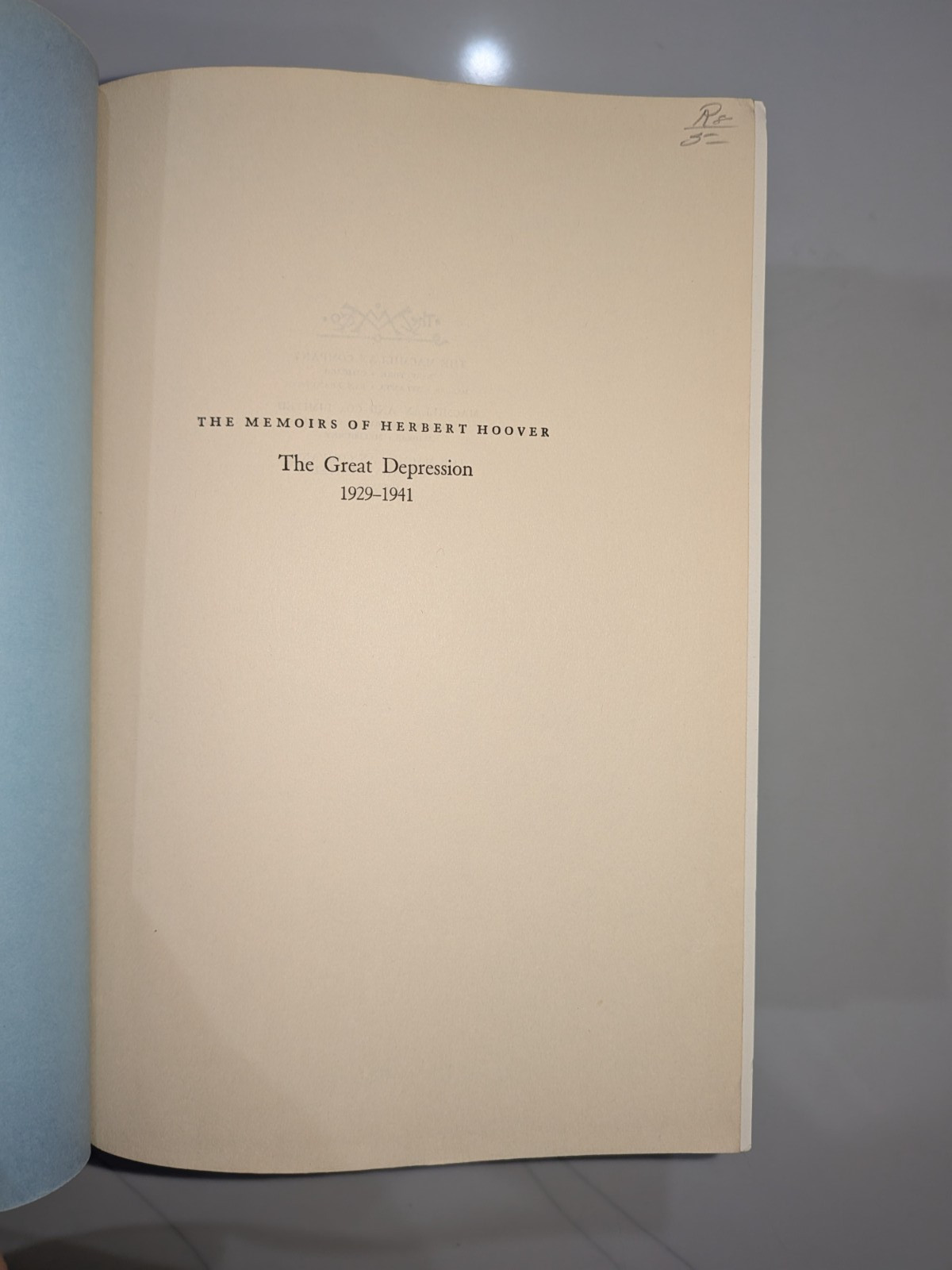 Memoirs of Herbert Hoover | Complete 3 Vol Set | 1951-52 | Hardcover | Macmillan