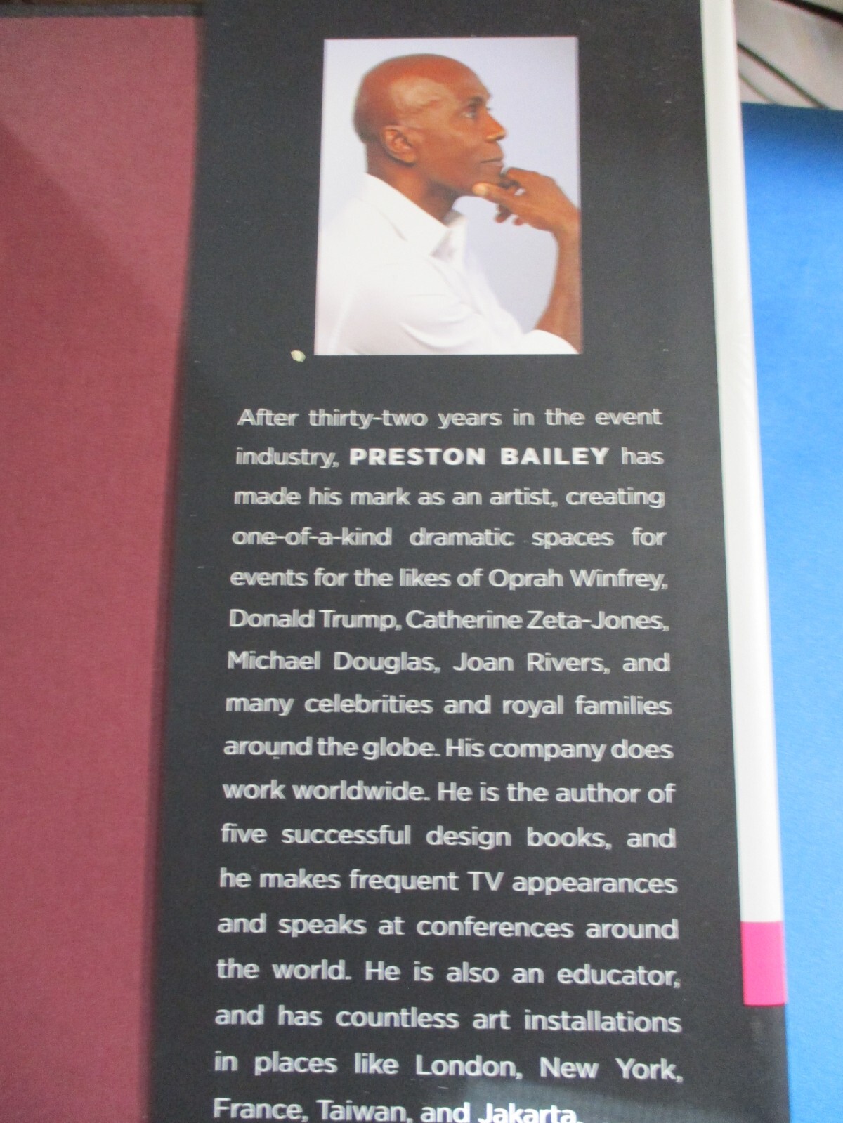 Dear Preston: Doing Business with Our Hearts by Preston Bailey HC DJ 2013 1st Ed