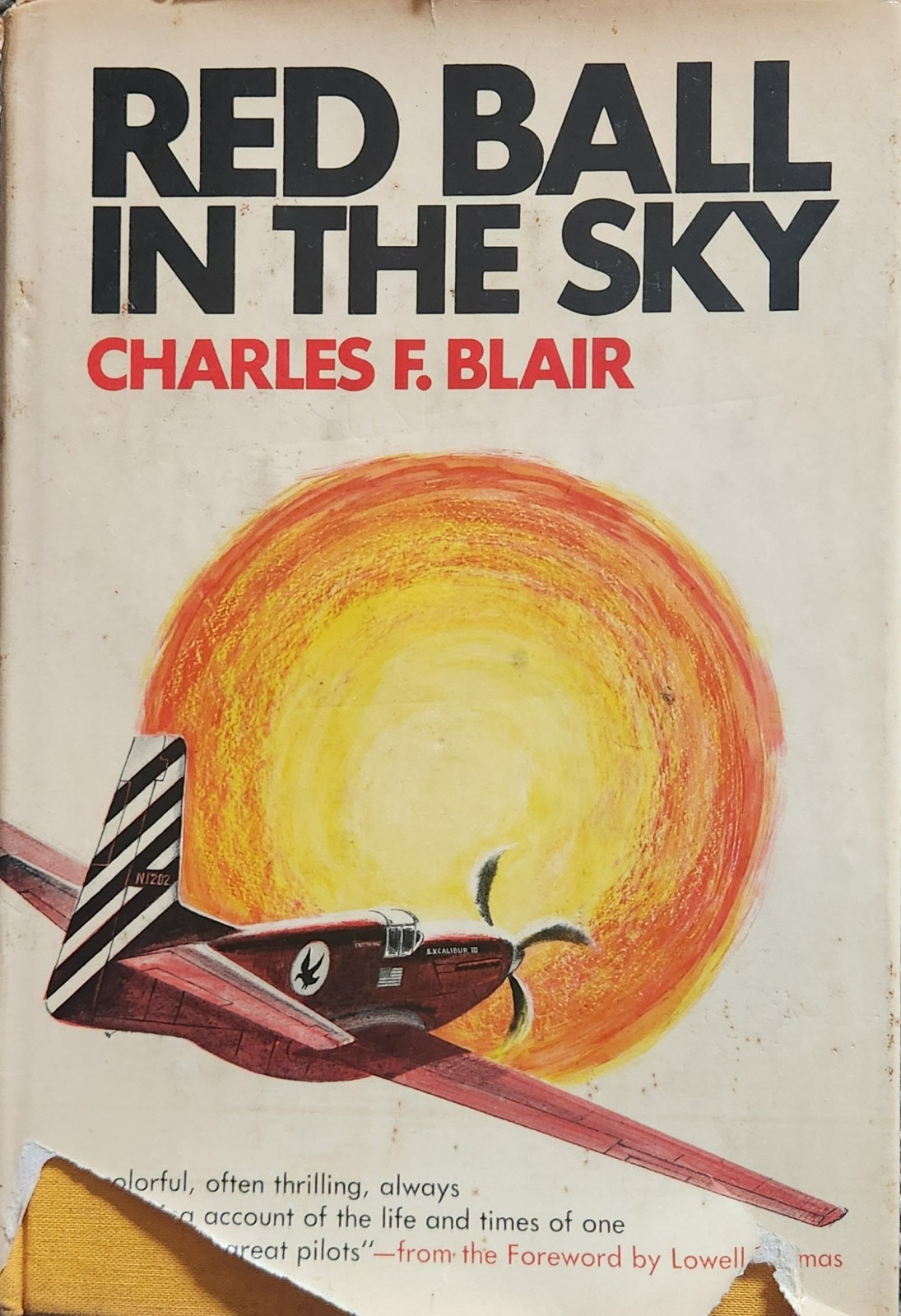 RED BALL IN THE SKY by Charles F Blair. First Print 1969.