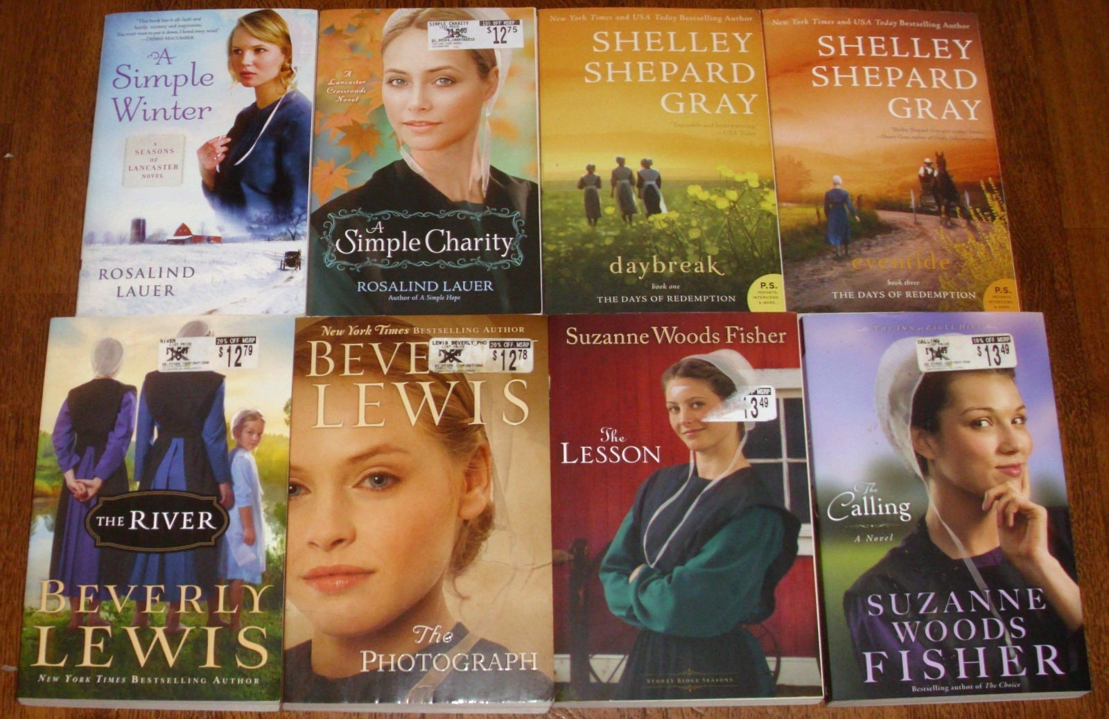 Lot of 8 AMISH Christian Romance Novels TSPBs – VGC *Free Shipping