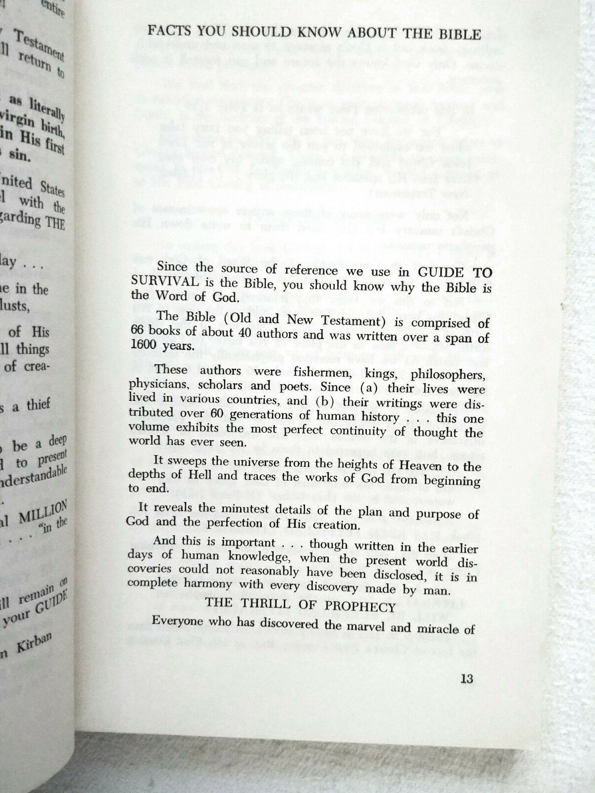 How the World Will End GUIDE to SURVIVAL Salem Kirban 1969 Fundamentals of Faith