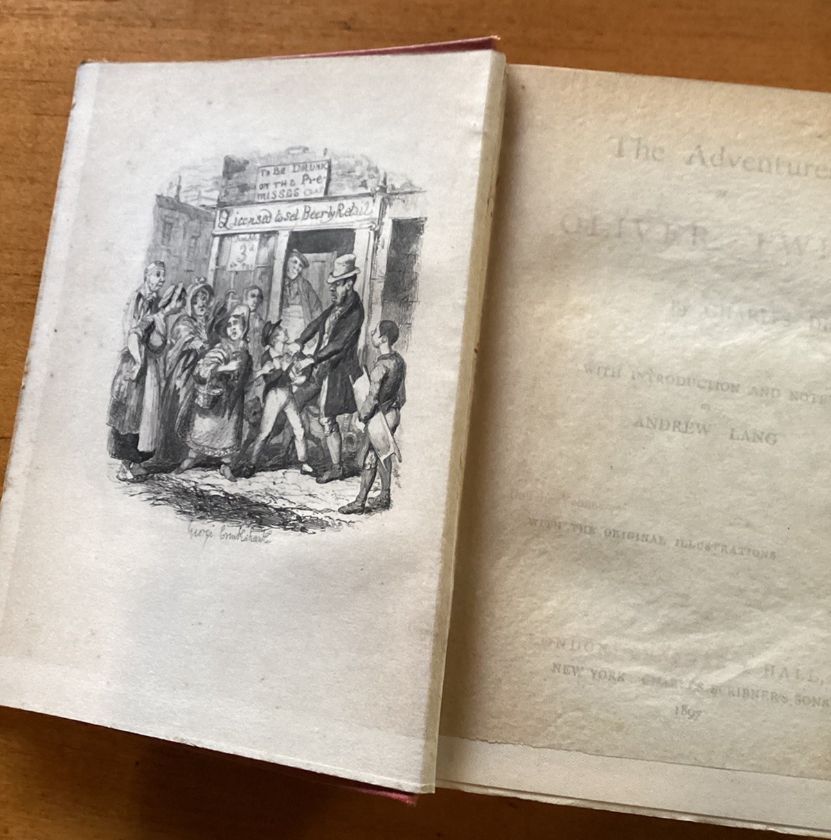 Adventures of Oliver Twist by Charles Dickens 1897 Gadshill Edition Illustrated