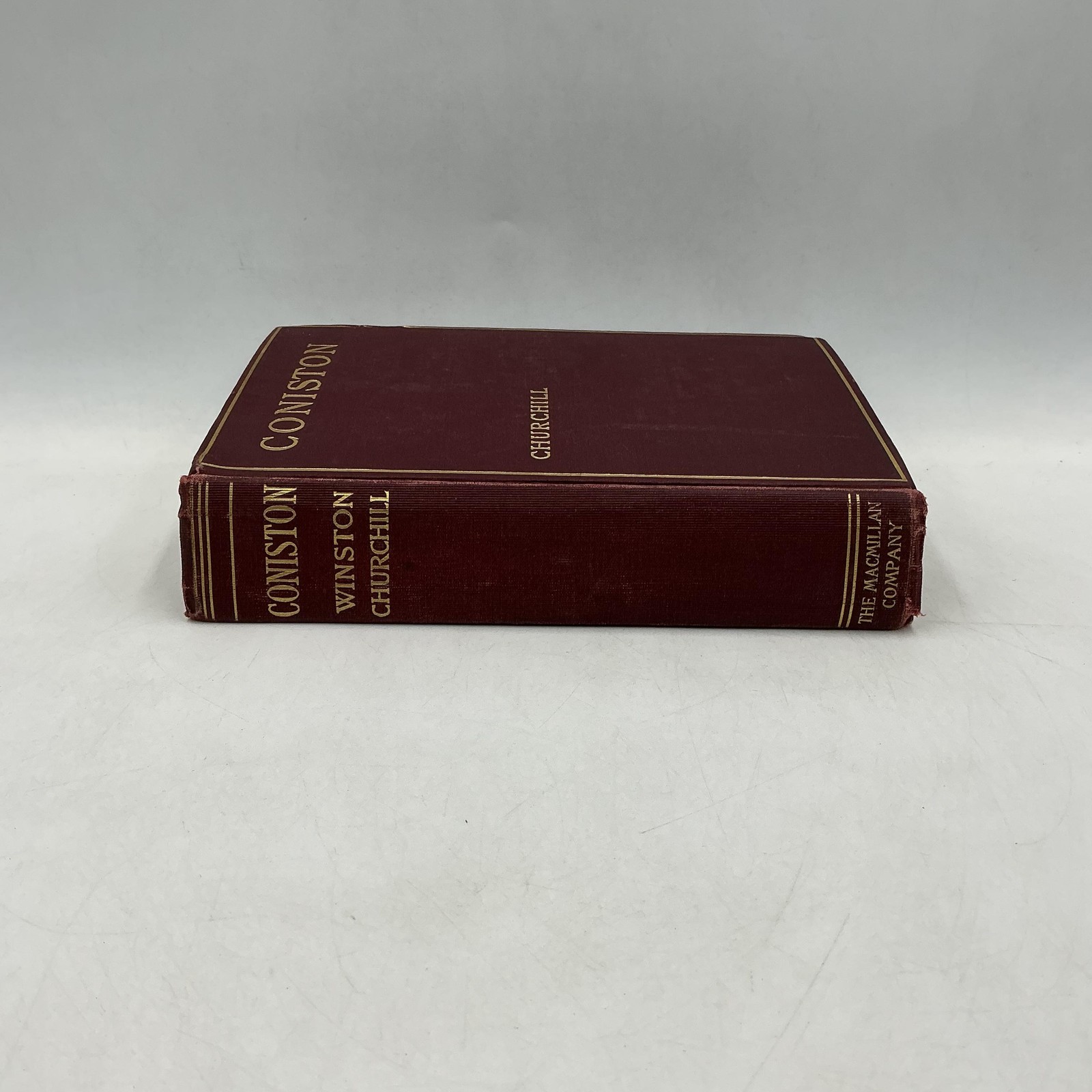 Vintage CONISTON Winston Churchill The Macmillan Company 1912 Hardcover Maroon