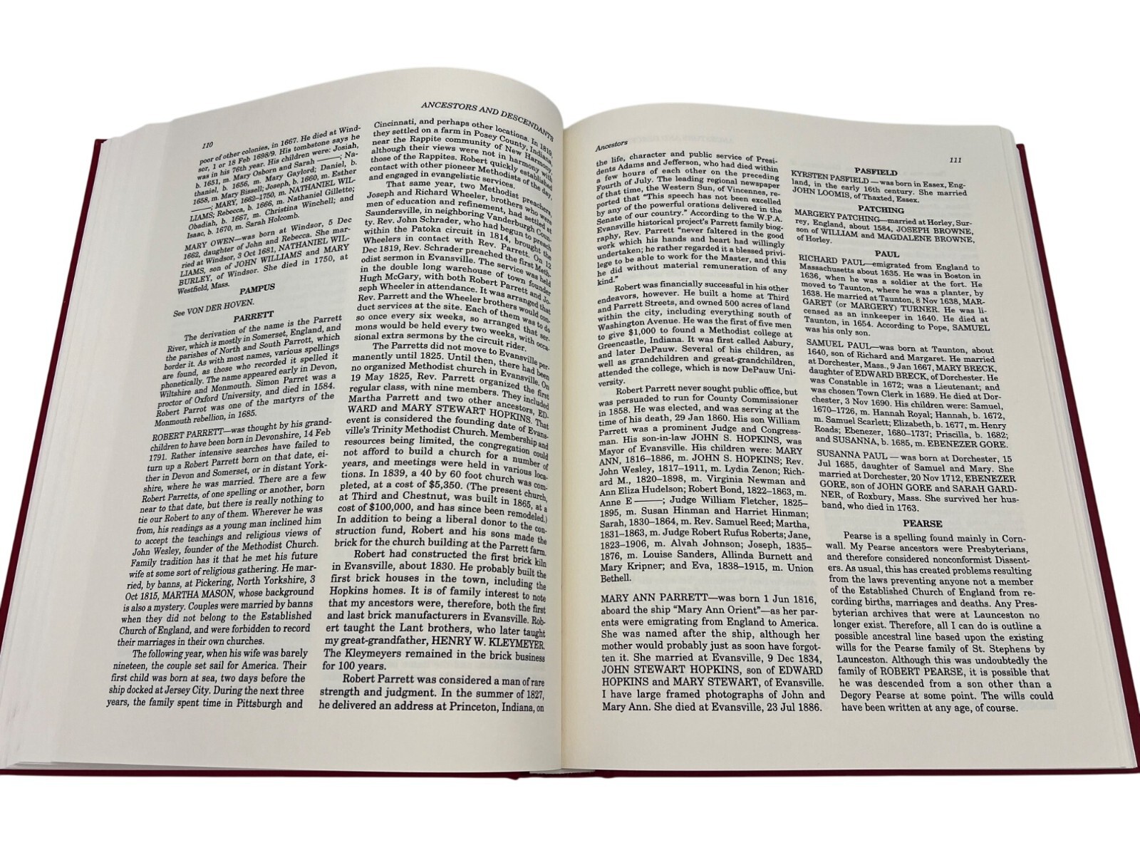 Evansville Indiana Tri-State Genealogy Book Ralph Kleymeyer 342 Pages HC Revised