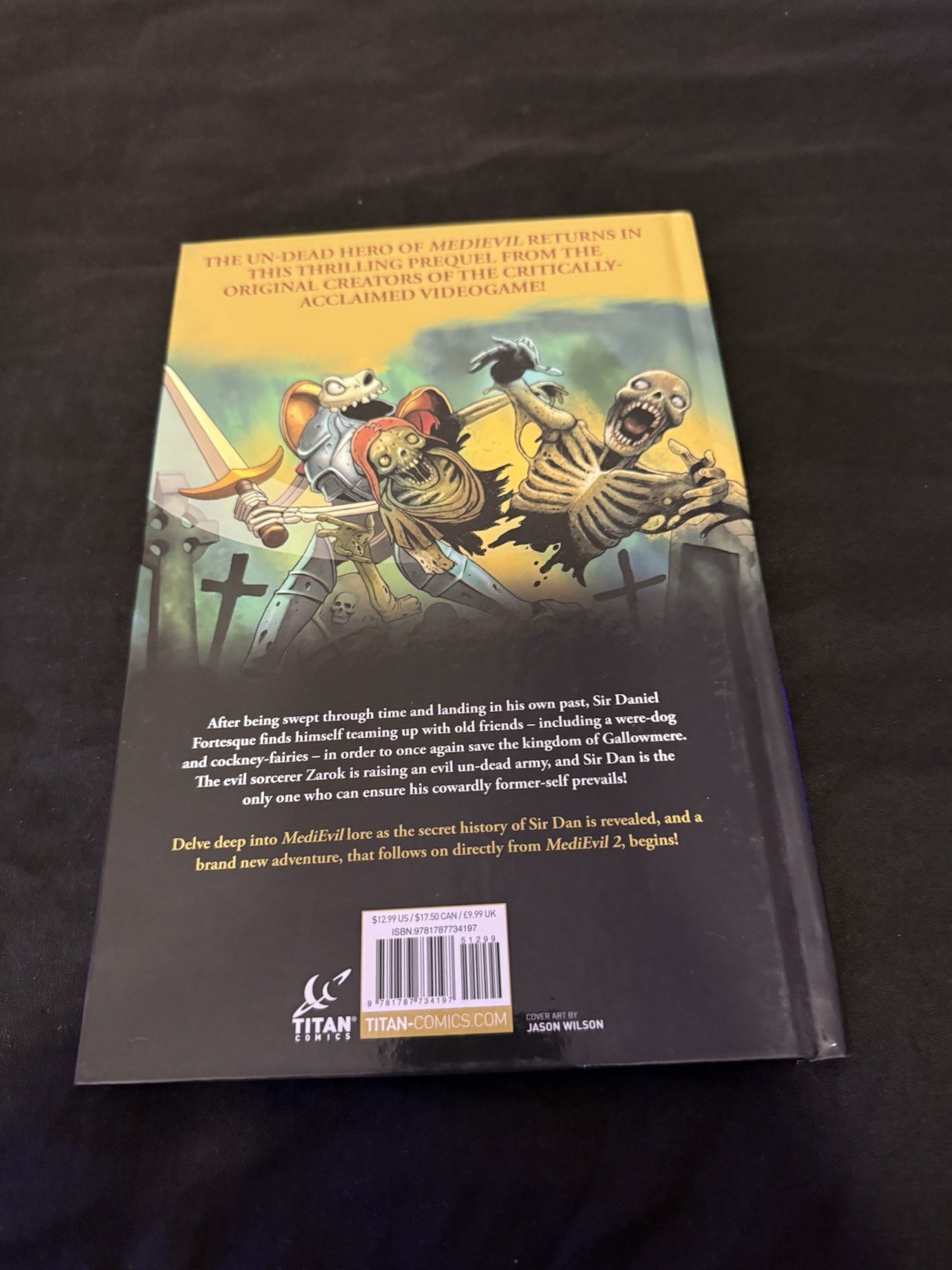 MediEvil Official Prequel Graphic Novel HC – Chris Sorrell & Jason Wilson – OOP!