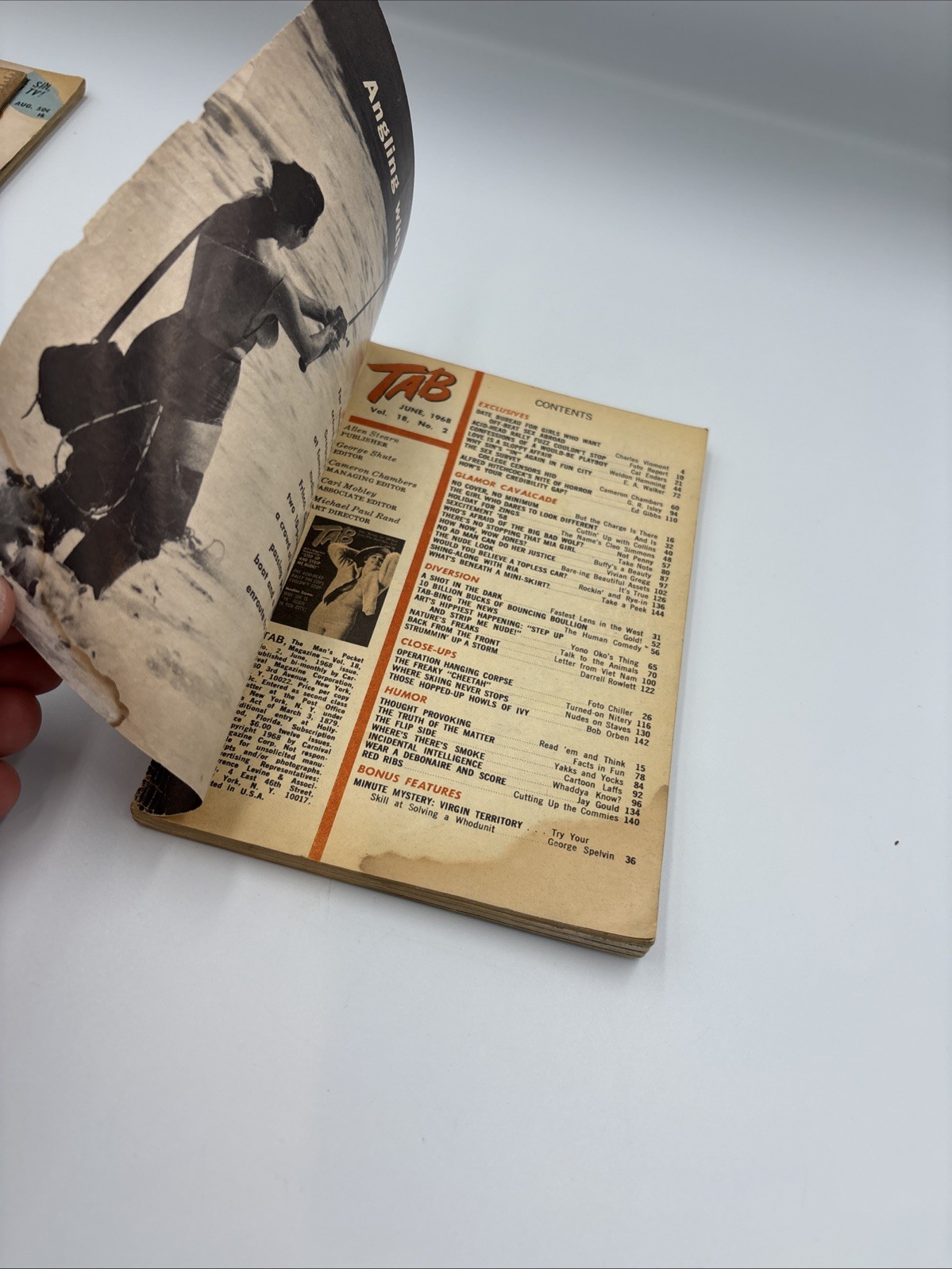 TAB „THE POCKET PICTURE MAGAZINE“ June 1968 VINTAGE EROTIC BOOK