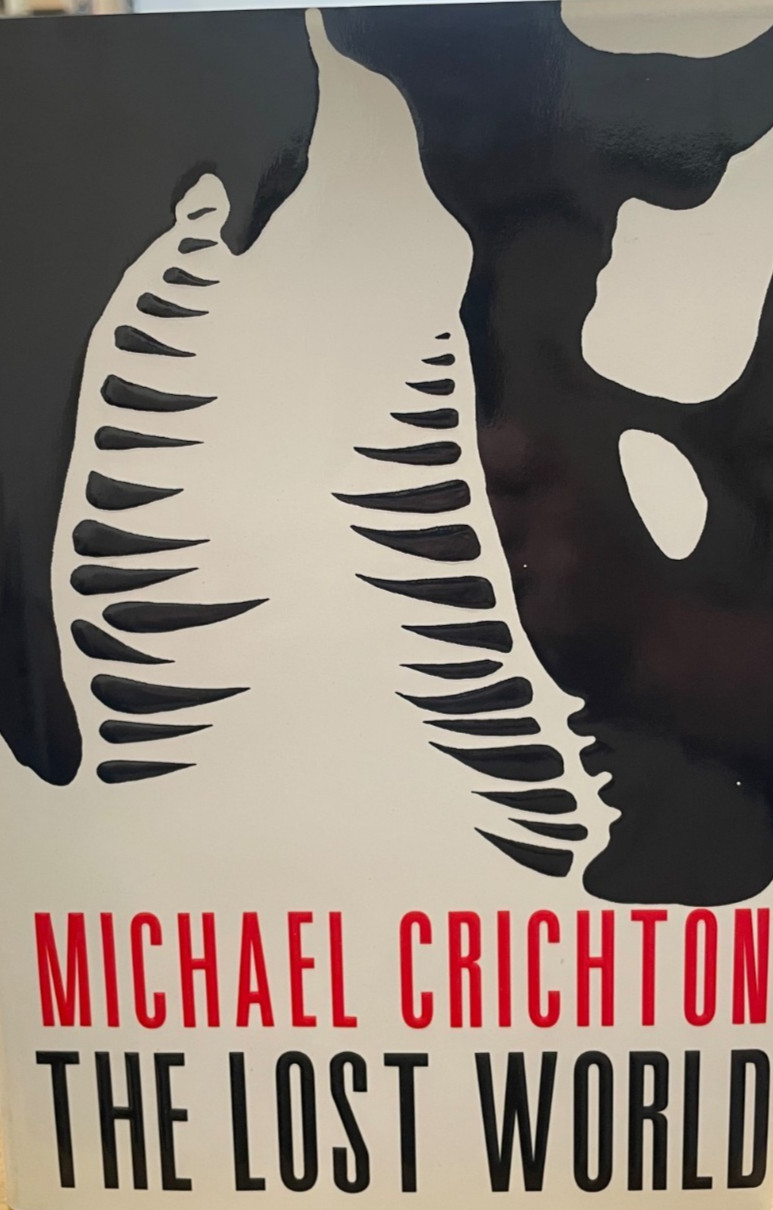 The Lost World – Hardcover Book Club w/DJ By Michael Crichton 1995