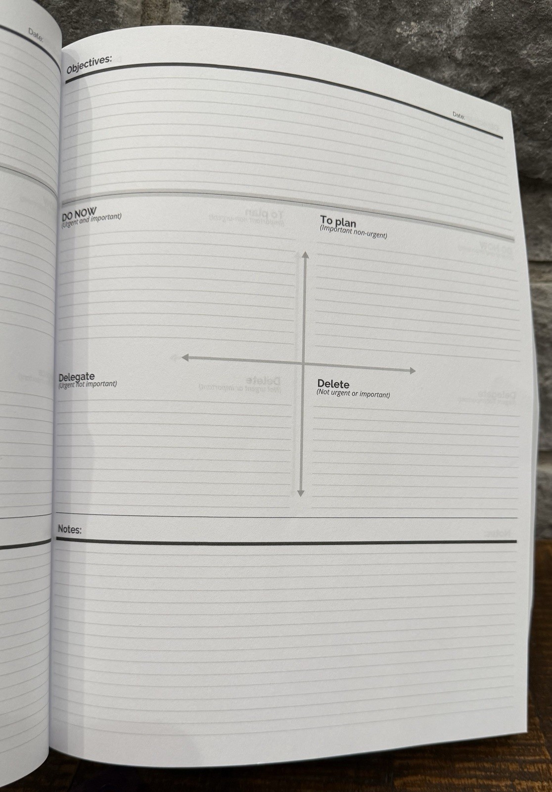 The Eisenhower Matrix: Time & Task Management Productivity Planner