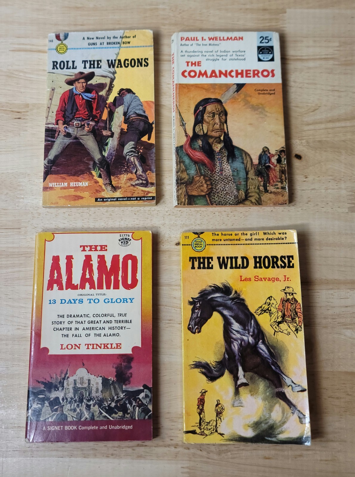 Lot of 18 PB Lot of WESTERN-ADVENTURE Vintage Books