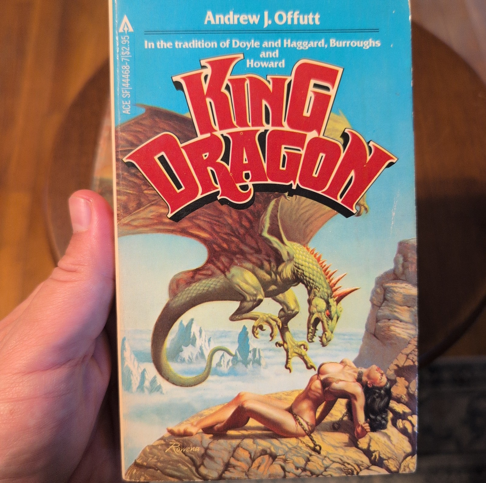 Andrew Offutt Fantasy and SciFi 3 Book Lot Various Titles, 1970s & 1980s Vintage