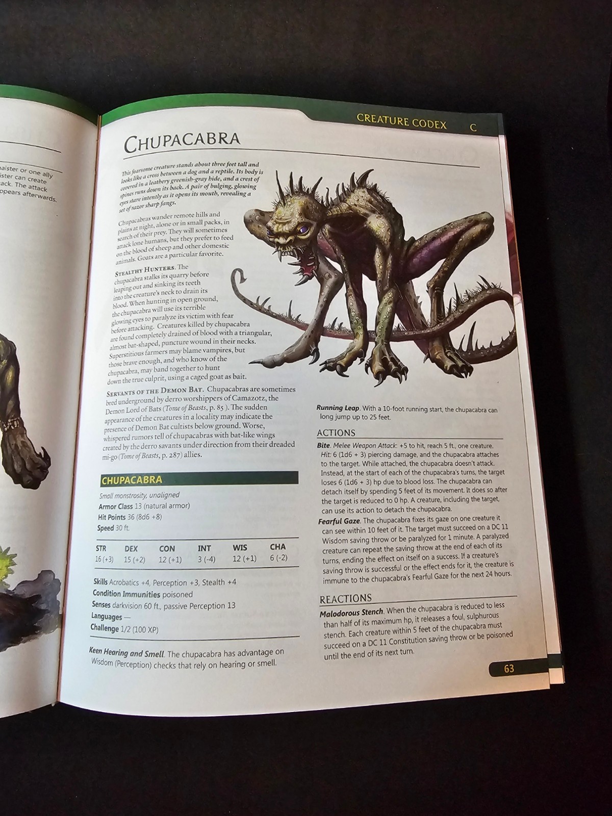 Creature Codex – Dungeon & Dragons (D&D 5e) – Book of monsters and stats