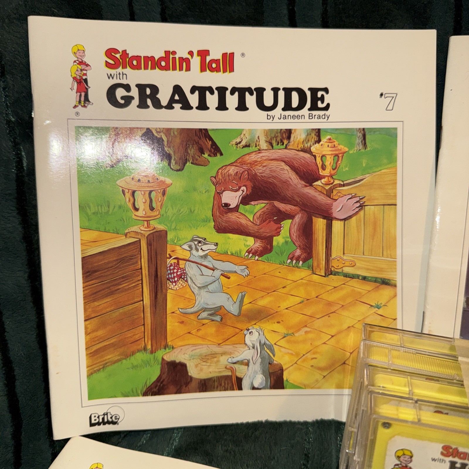 Brite Janeen Brady Standin Tall Lot 4 Books And Tapes Gratitude Courage Honesty