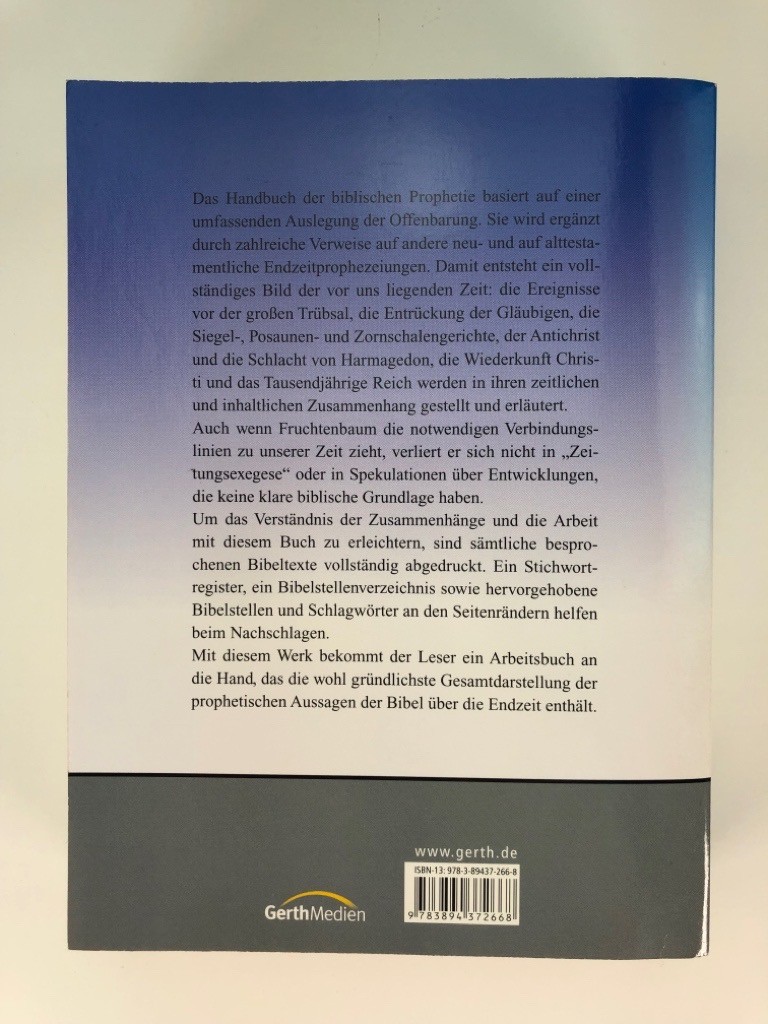 Handbuch der biblischen Prophetie – Arnold G. Fruchtenbaum 73607