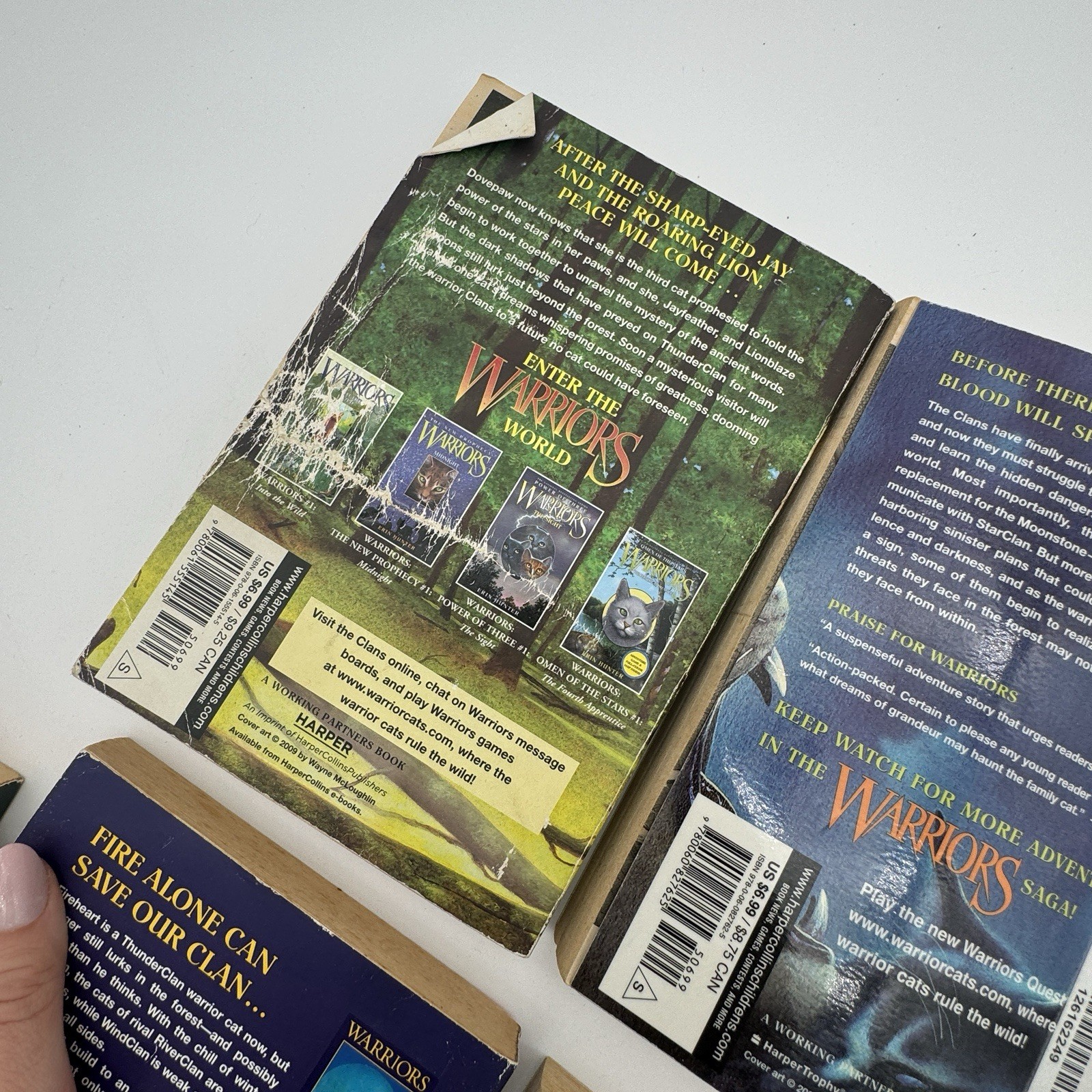 Warriors Erin Hunter Book Lot Of 17 Mixed Hardcover Paperback Super Editions