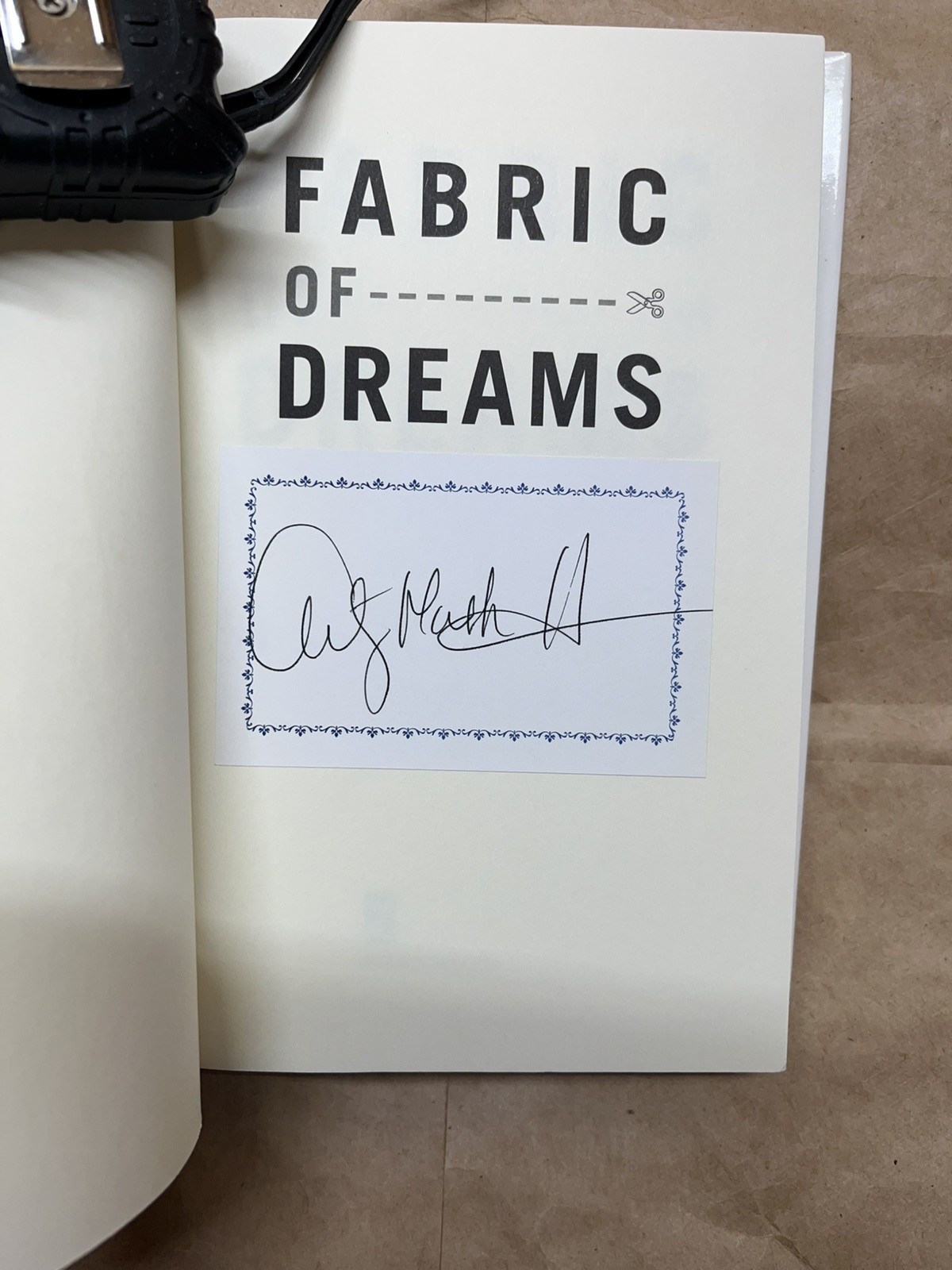 Fabric Of Dreams By Anthony Mark Hankins Signed 1998 First, Second