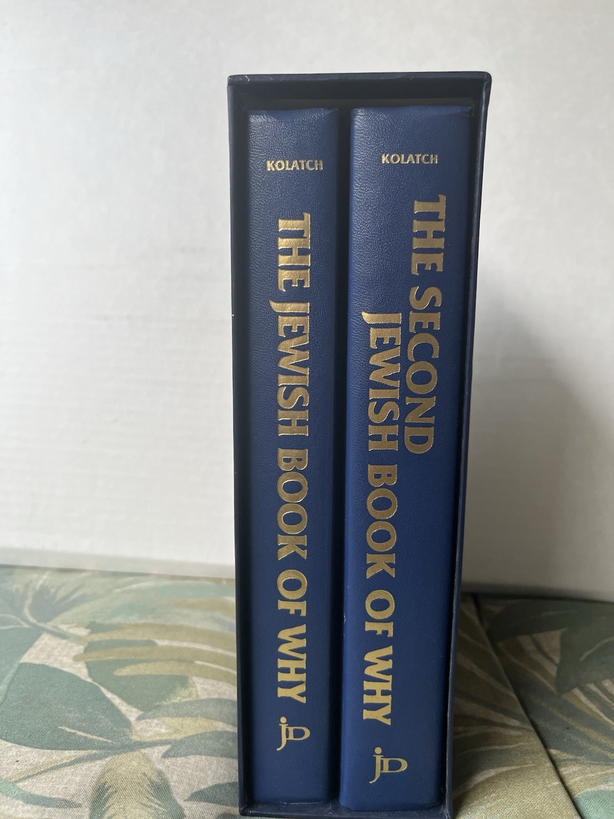 Used book boxed set of The Jewish Book of Why and the 2nd Jewish Book of Why