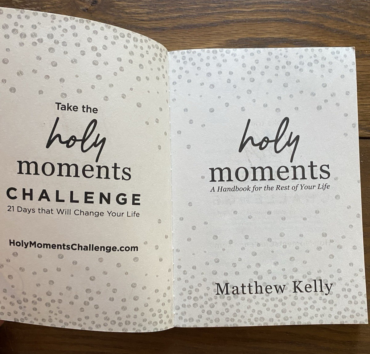 Matthew Kelly Lot 4 Mass Journal Holy Moments Resisting Happiness Catholic