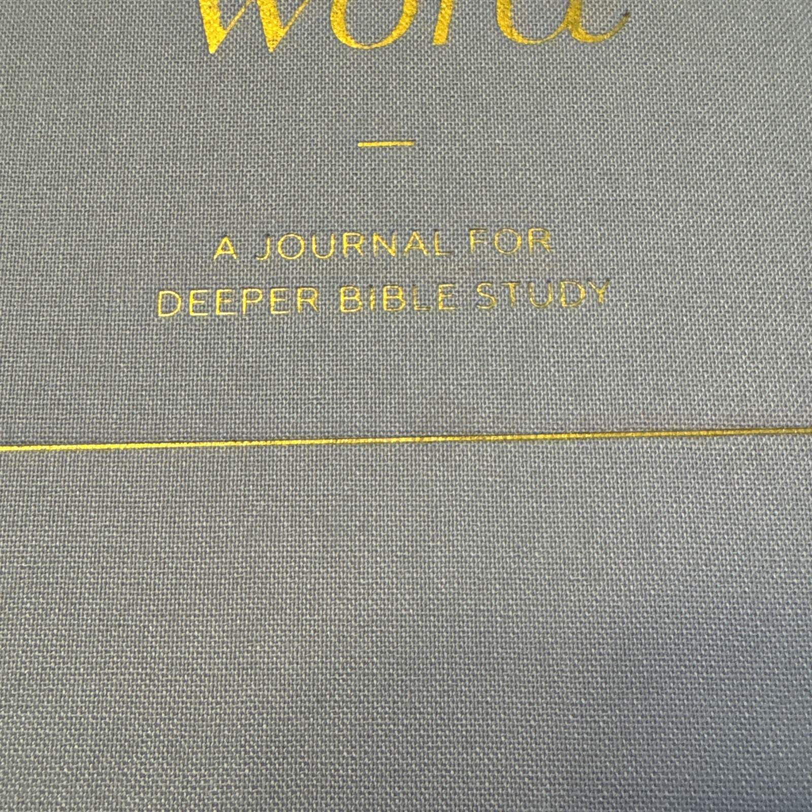 NEW In The Word A Journal For Deeper Bible Study By The Daily Grace Co Linen