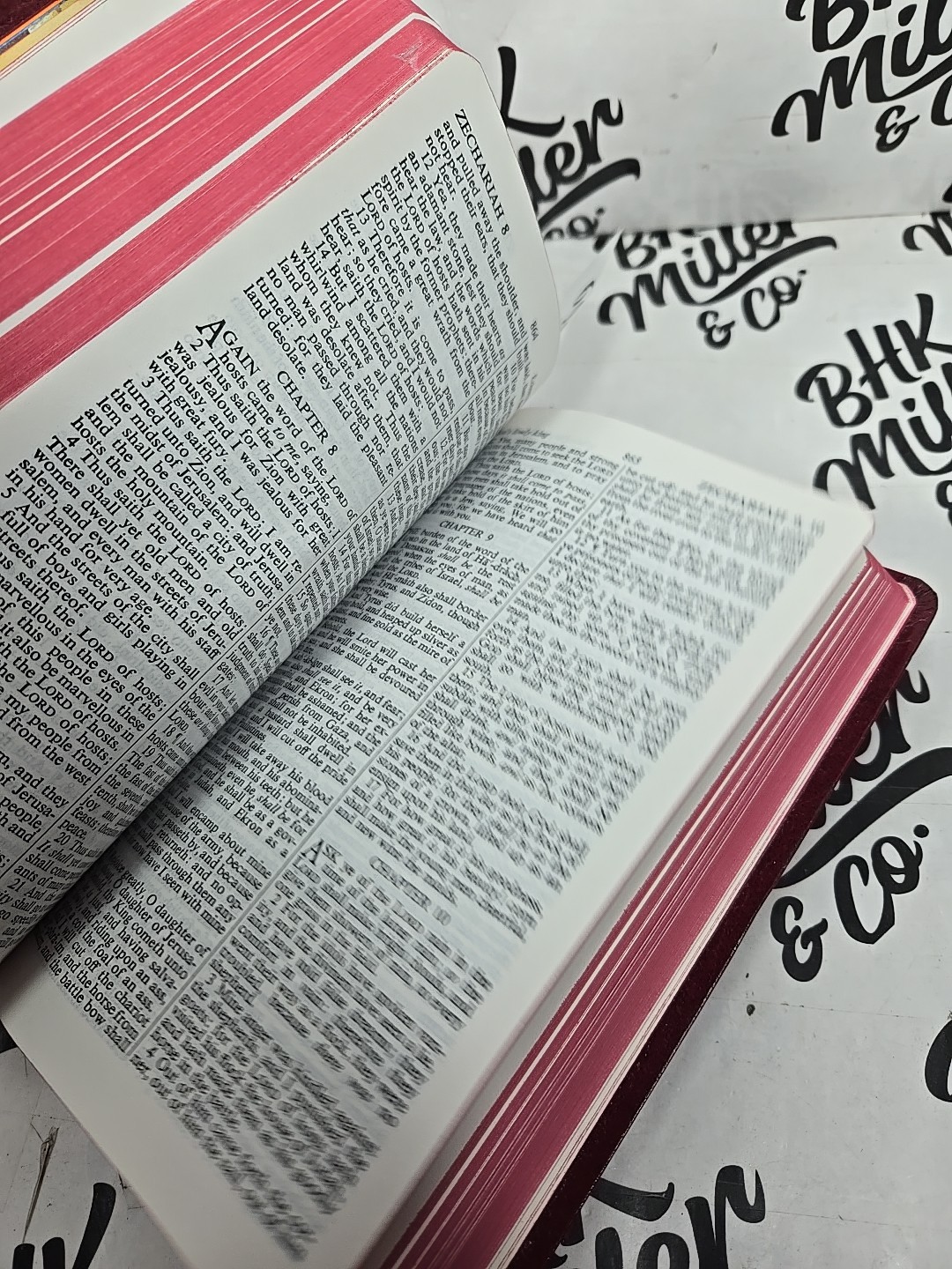 Holy Bible KJW New King James Version Old and New Testaments Bonded Leather RED