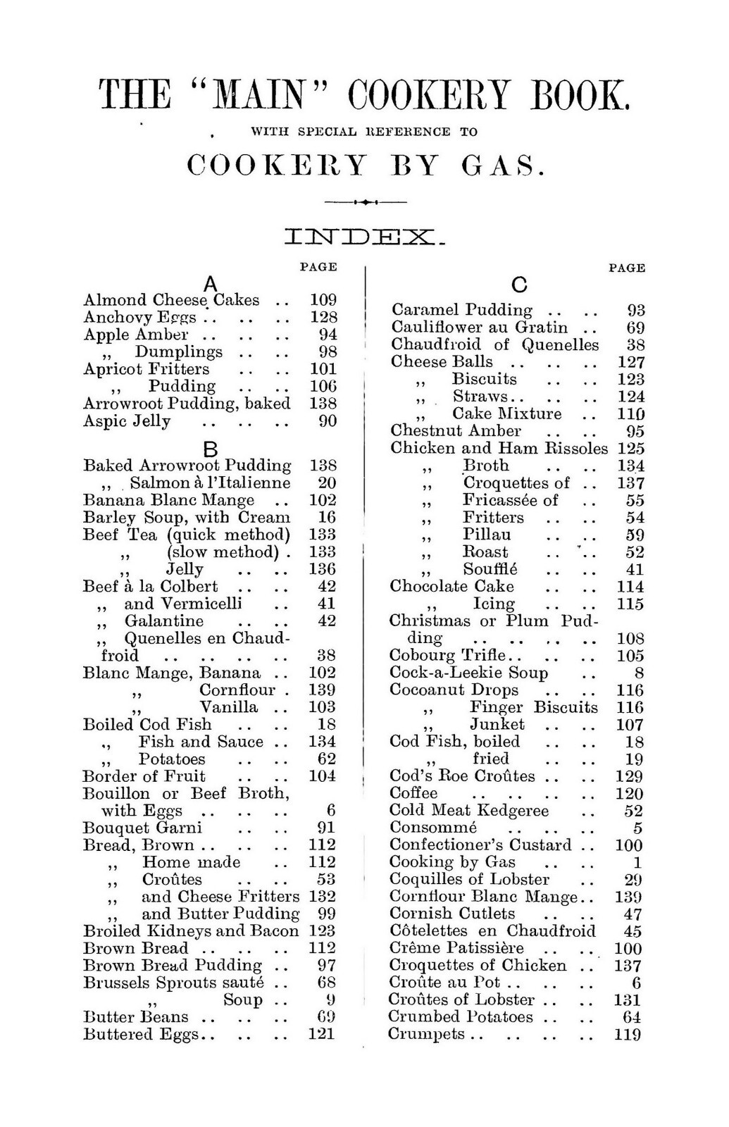 „1900“ The Main Cookery Book Vintage Cook Book 154 Pages