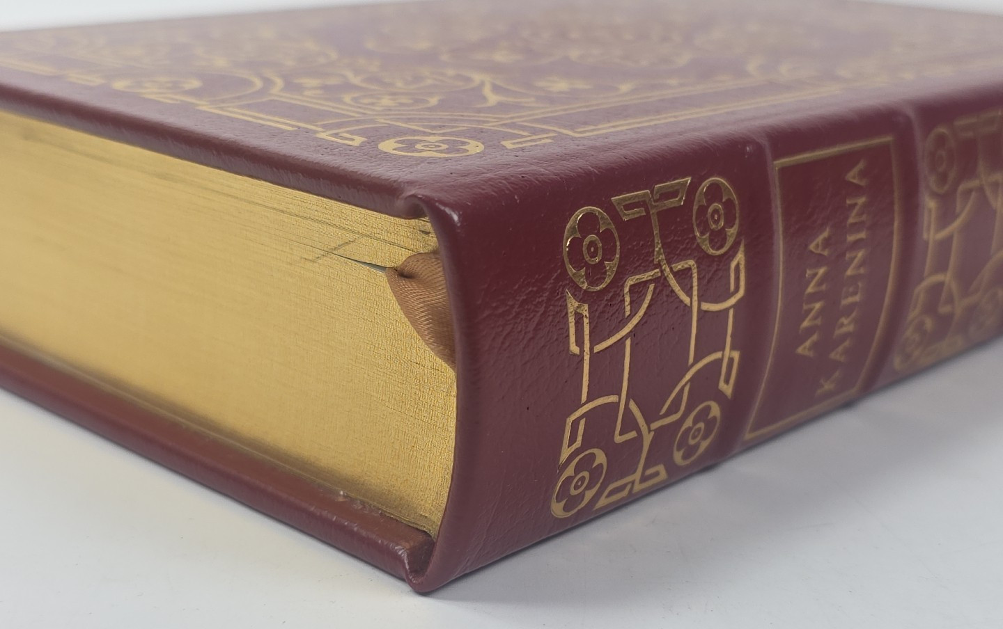Lot of 2 Easton Press HC Books ~ War and Peace & Anna Karenina by: Leo Tolstoy