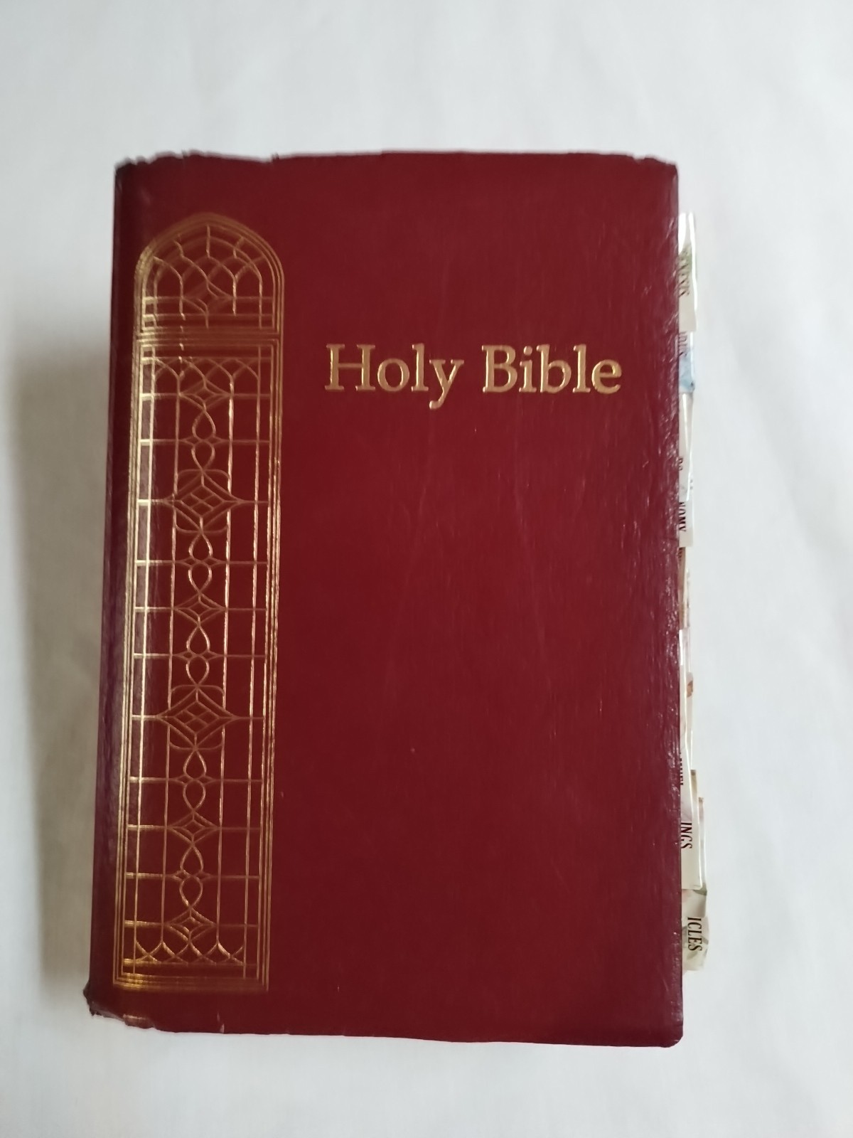 Holy Bible King James Version Giant Print w/ Words of Christ in Red 1990 HC