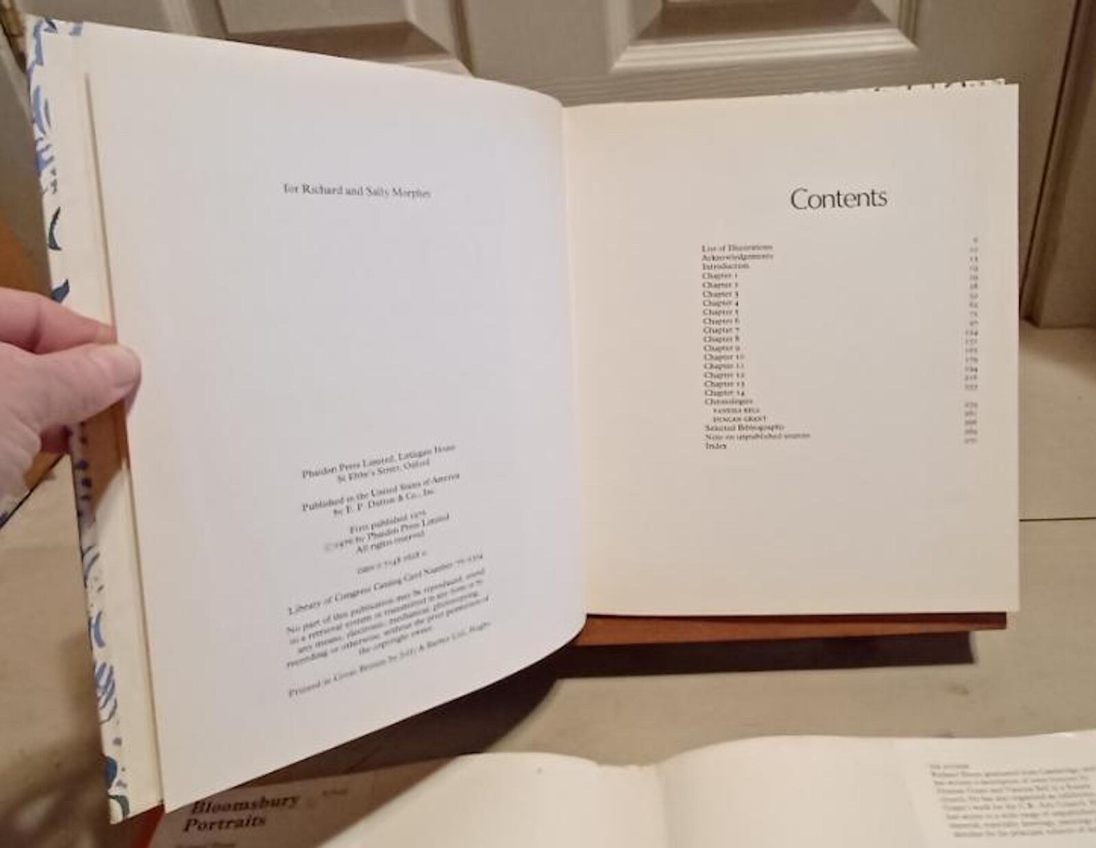 BLOOMSBURY PORTRAITS: VANESSA BELL, DUNCAN GRANT, Richard Shone, Phaidon, 1976