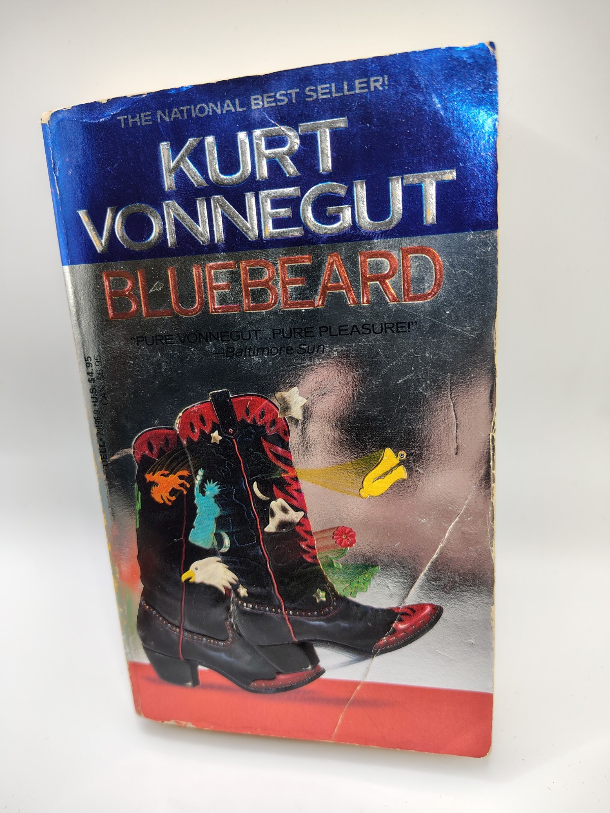 4 Kurt Vonnegut Books Vintage Sci-Fi Mother Night Cat’s Cradle Bluebeard Monkey