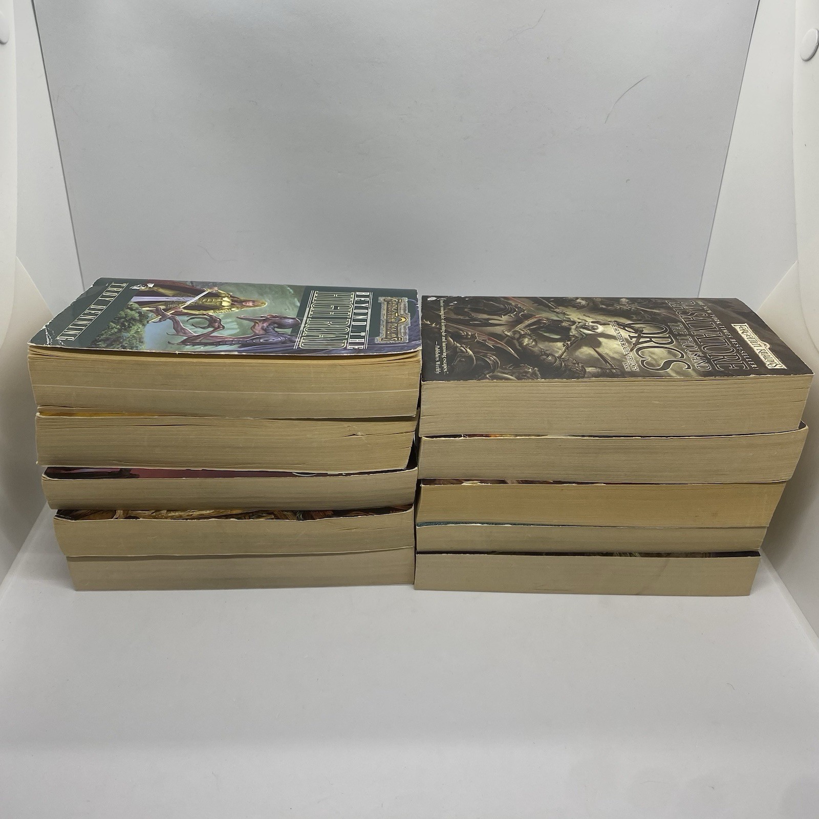 Forgotten Realms Book Lot 10 R.A. Salvatore Mel Odom Douglas Niles Paperback