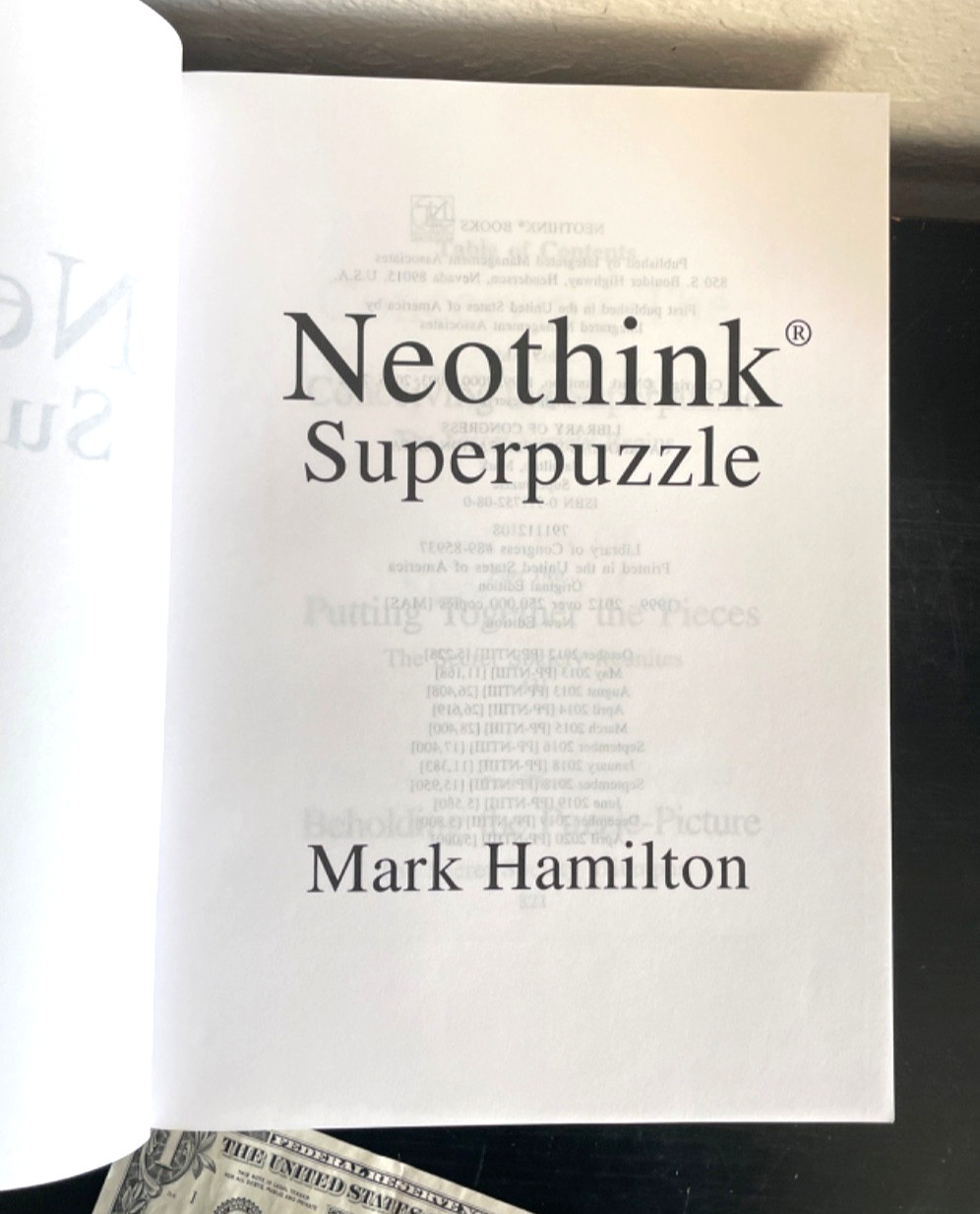 NEOTHINK. Volumes 1 & 2 & 3. MARK HAMILTON. Dr. Frank Wallace. neo-tech