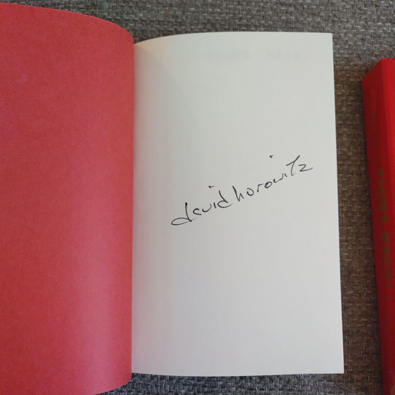 SIGNED Fight Back! And Don’t Get Ripped off David Horowitz 1979 HC in Slipcase