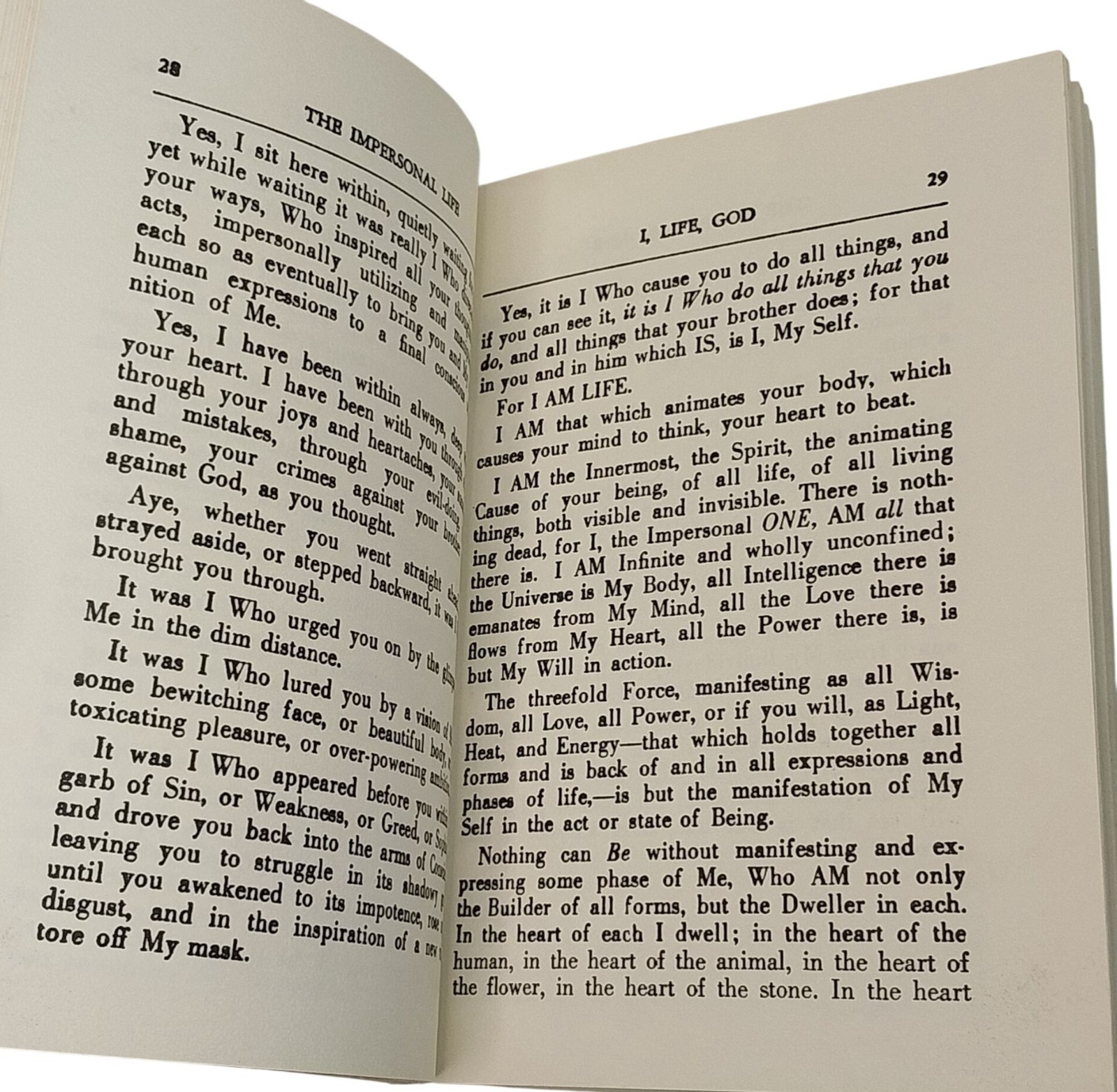 The Impersonal Life 38th Edition 1977 Sun Publishing