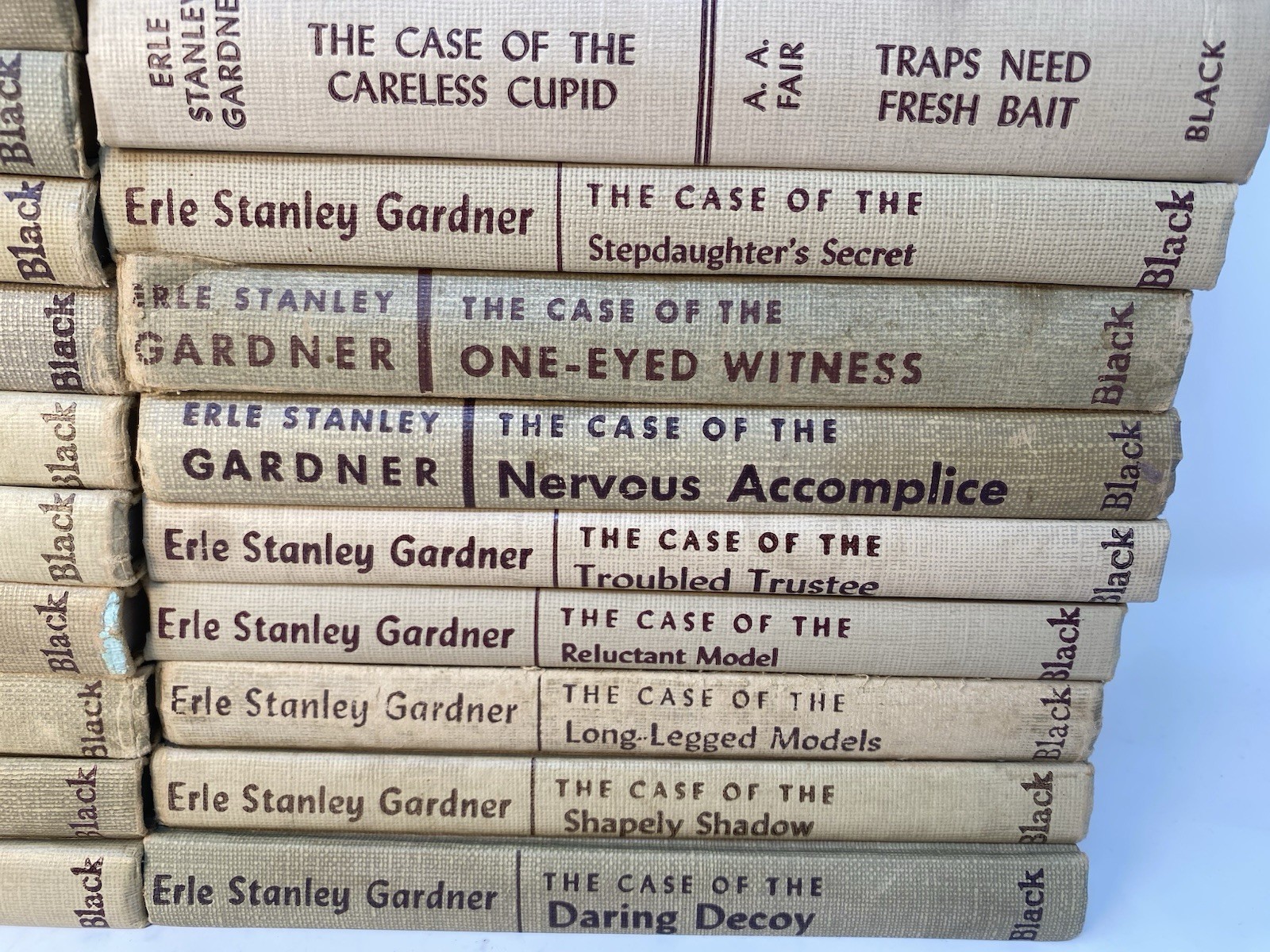 Perry Mason Erle Stanley Gardner Mystery Lot of 25 Hardcovers 1950s 1960s
