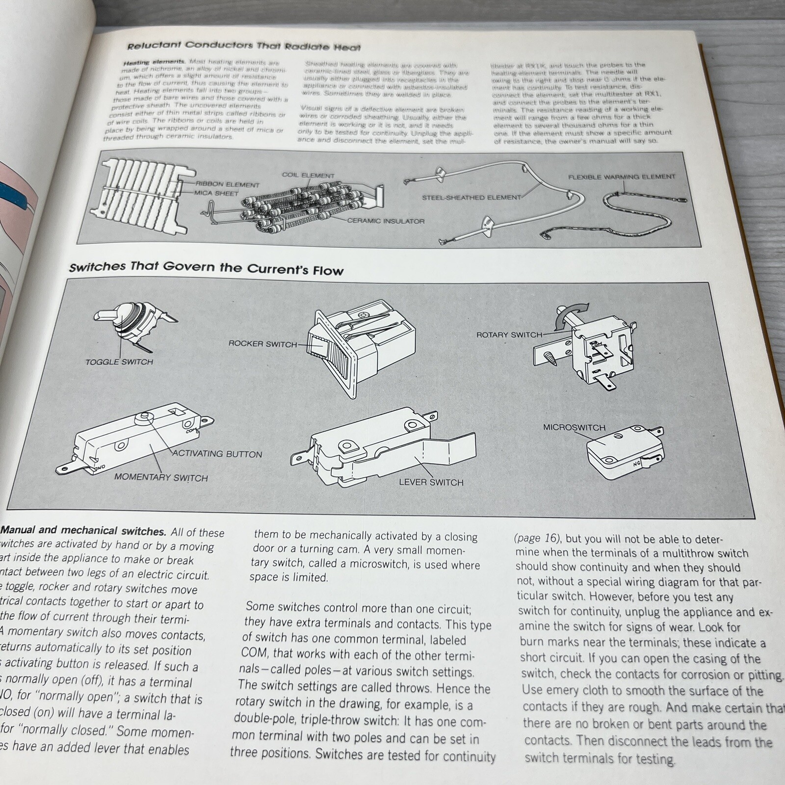 Vintage Kitchen Appliance Repair Book Mechanics Engineering Electrical HC DIY
