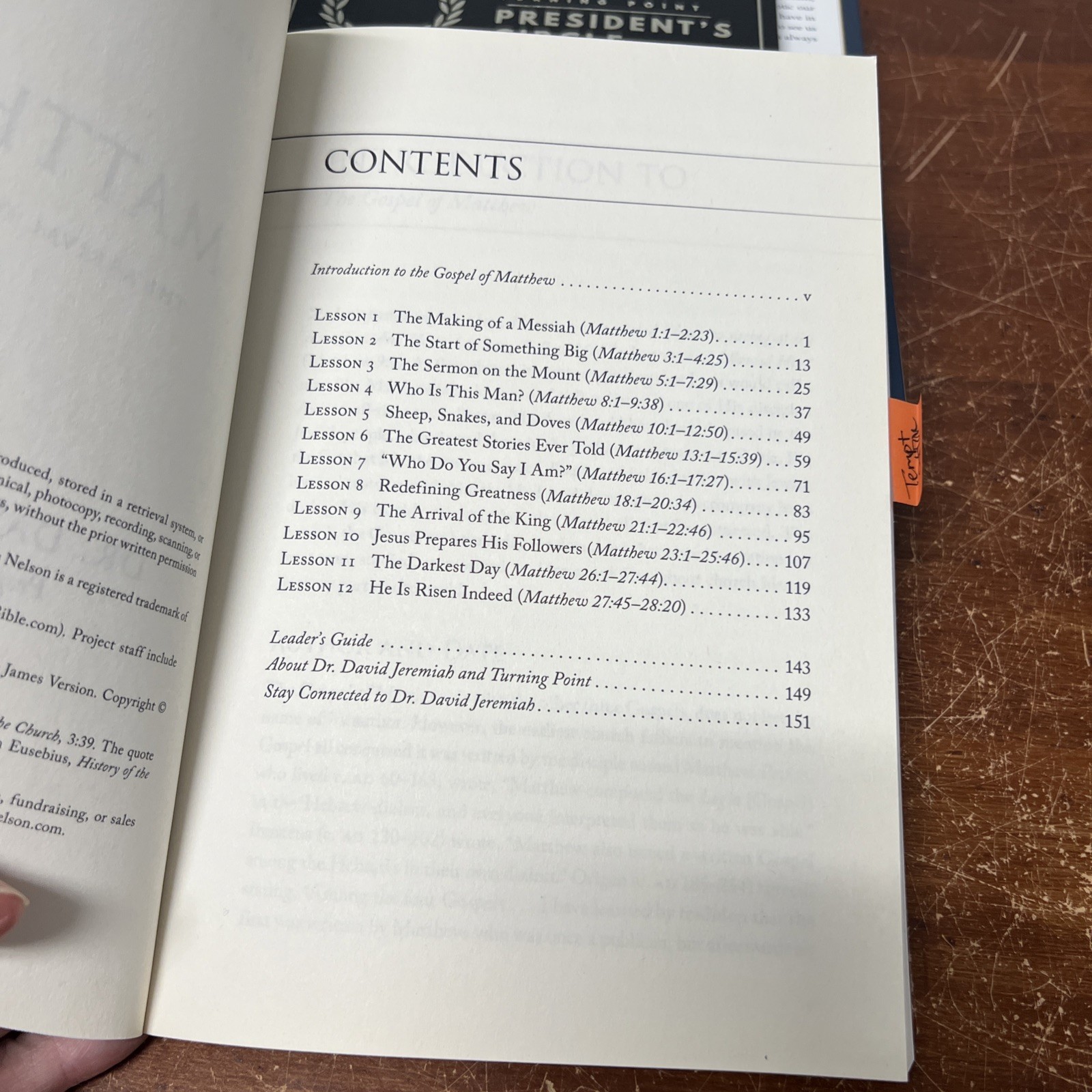 Turning Point : President’s Circle Book Box Set: Matthew, Mark, Luke, John NEW