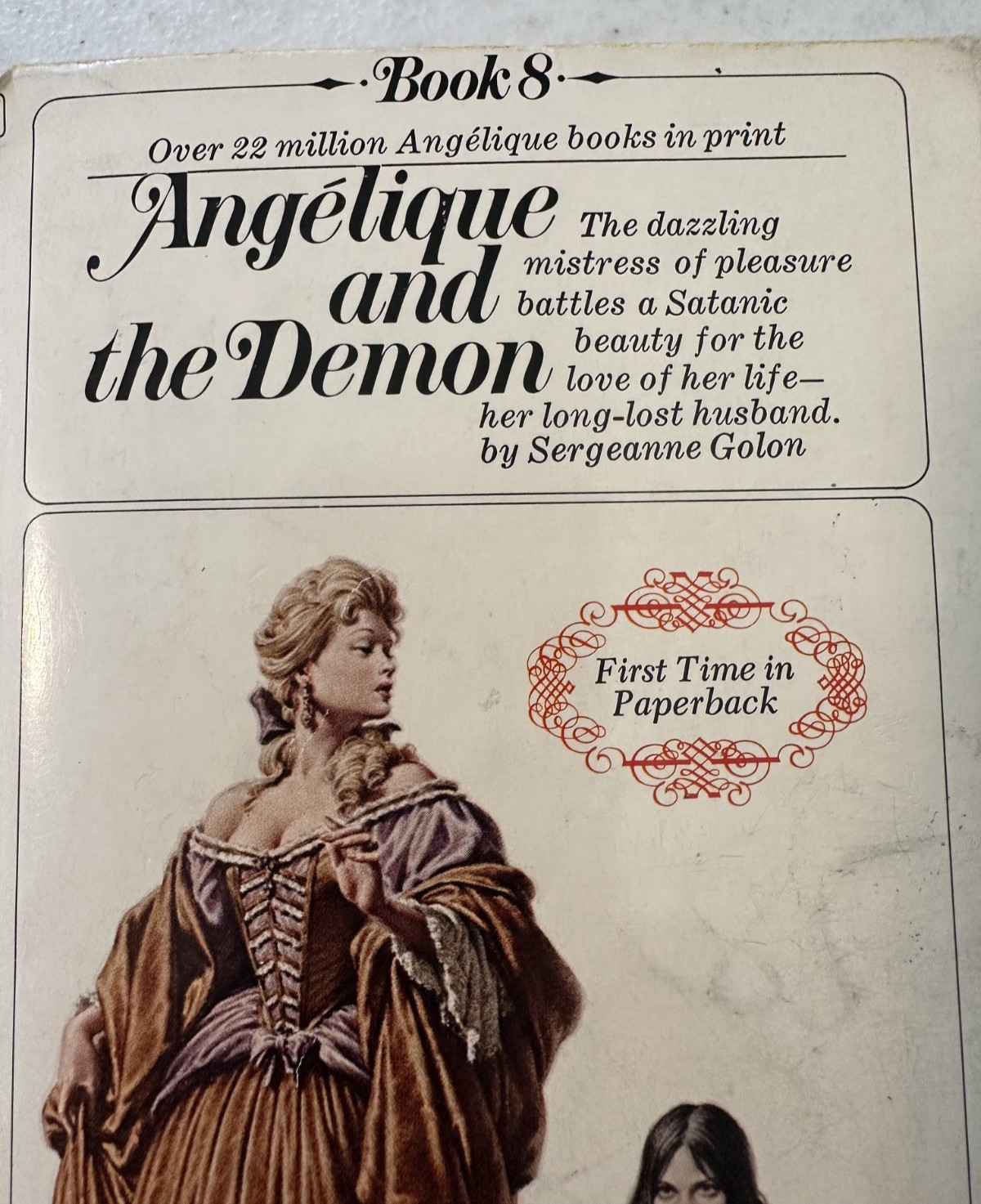 Angelique and the Demon #8 in series Golon Bantam romance OOP French VTG PB