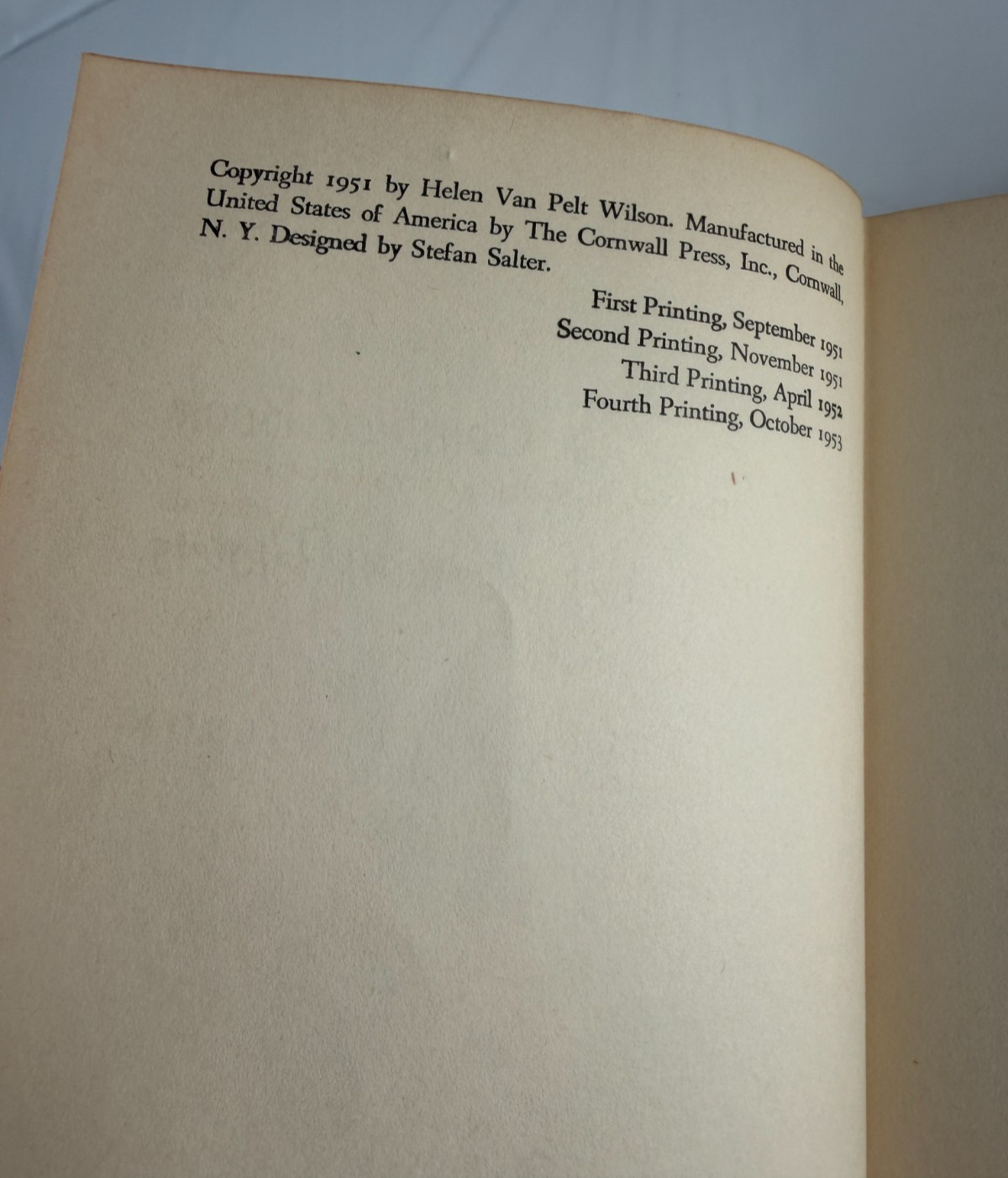 Book of African Violets by Helen Van Pelt Wilson 1953 4th Print HCDJ