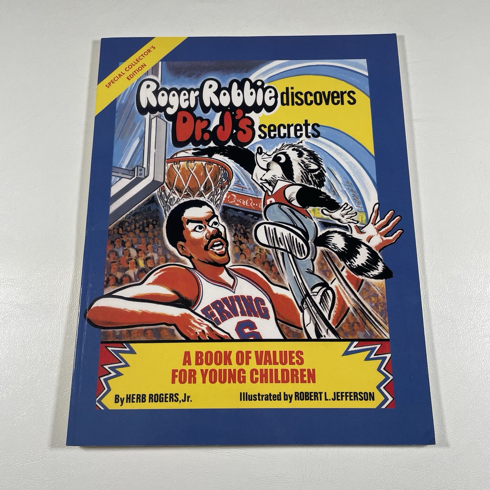 Roger Robbie Discovers Dr. J’s Secrets Signed Book Herb Rogers Jr 2006 Autograph