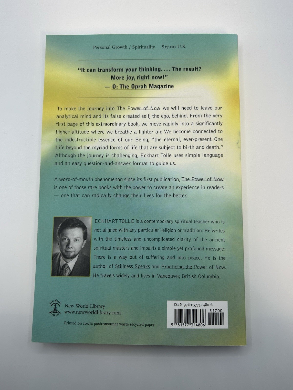 Power of Now : A Guide to Spiritual Enlightenment by Eckhart Tolle (2004, Trade