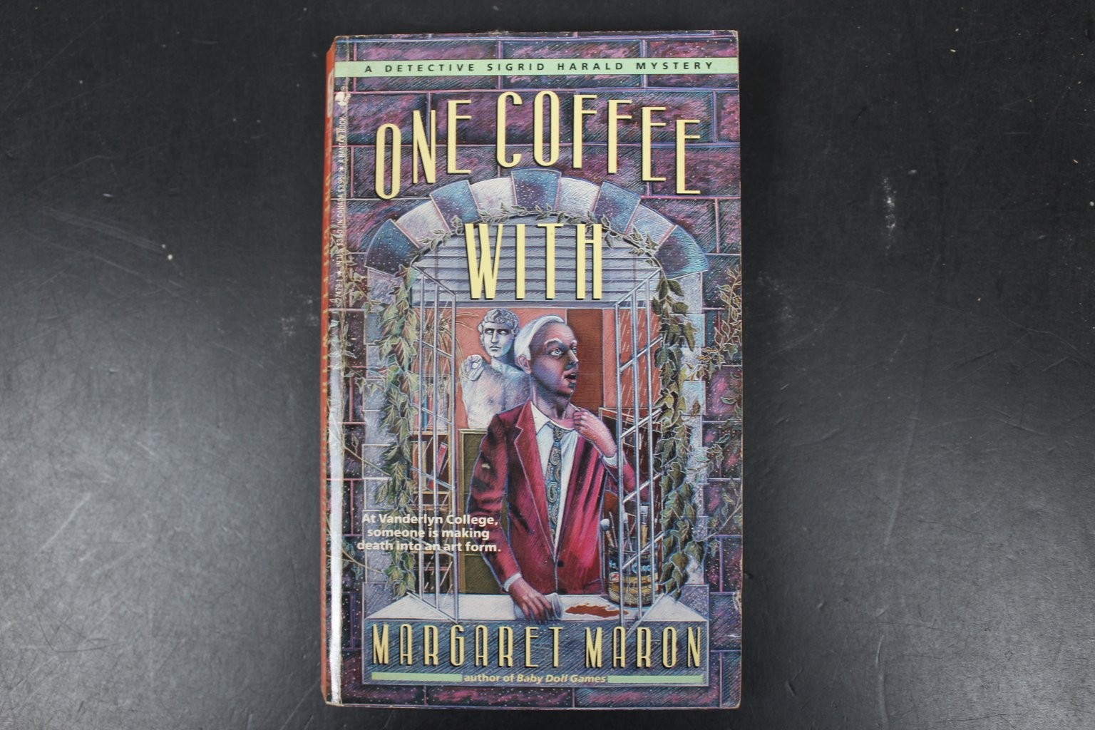 One Coffee With Margaret Maron 1988 Bantam Edition Detective Sigrid Harald PB