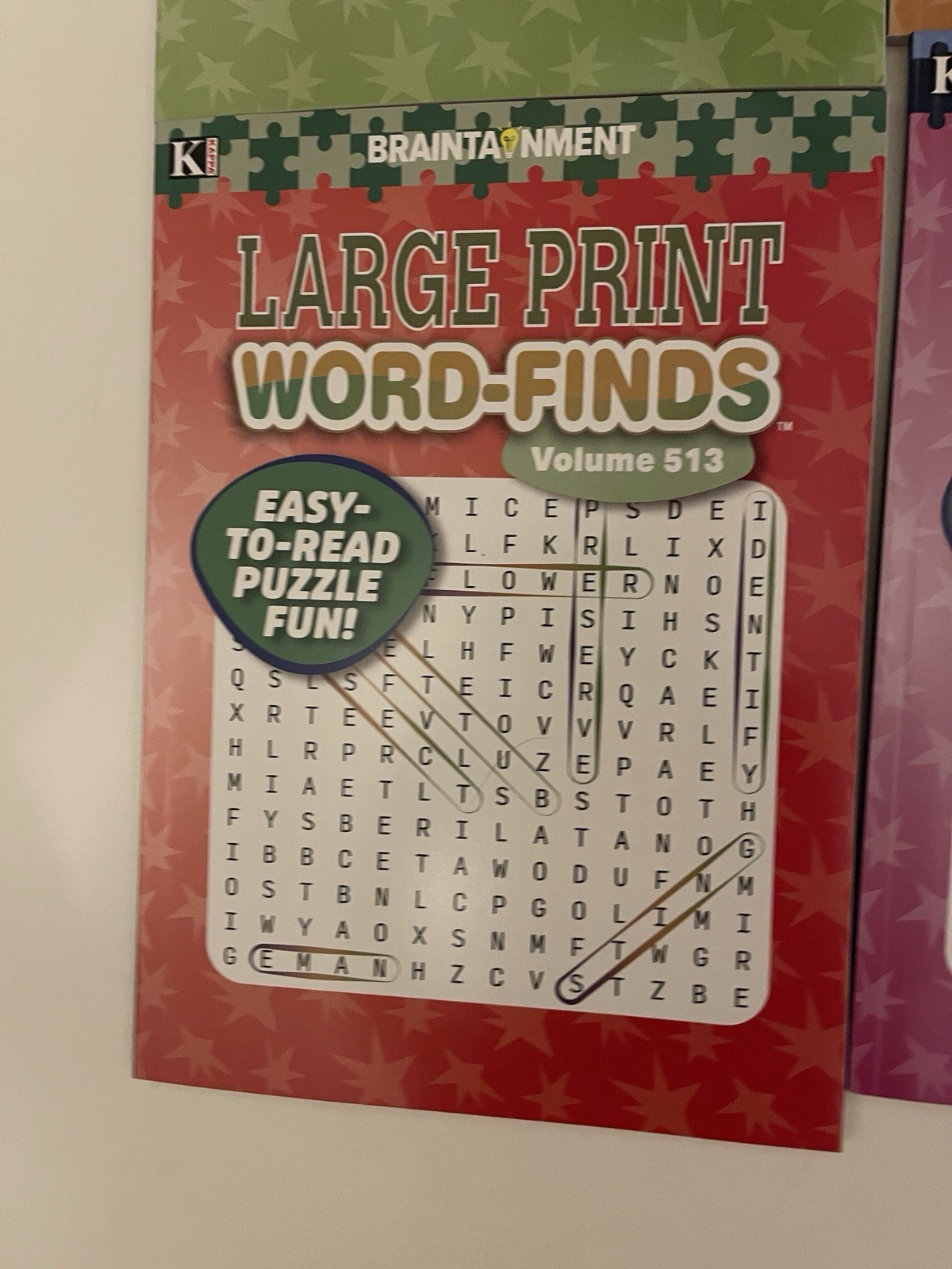 Lot Of 6 Kappa Large Print Word Search Word-Finds Books NEW Free Shipping