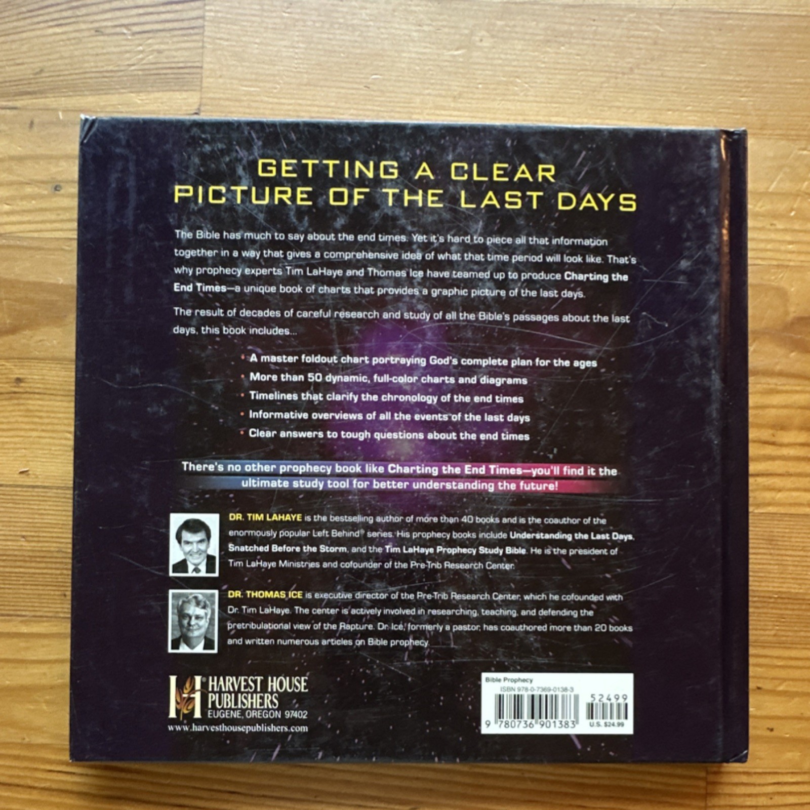 Charting the End Times by Tim LaHaye & Thomas Ice Hardcover Religion Guide