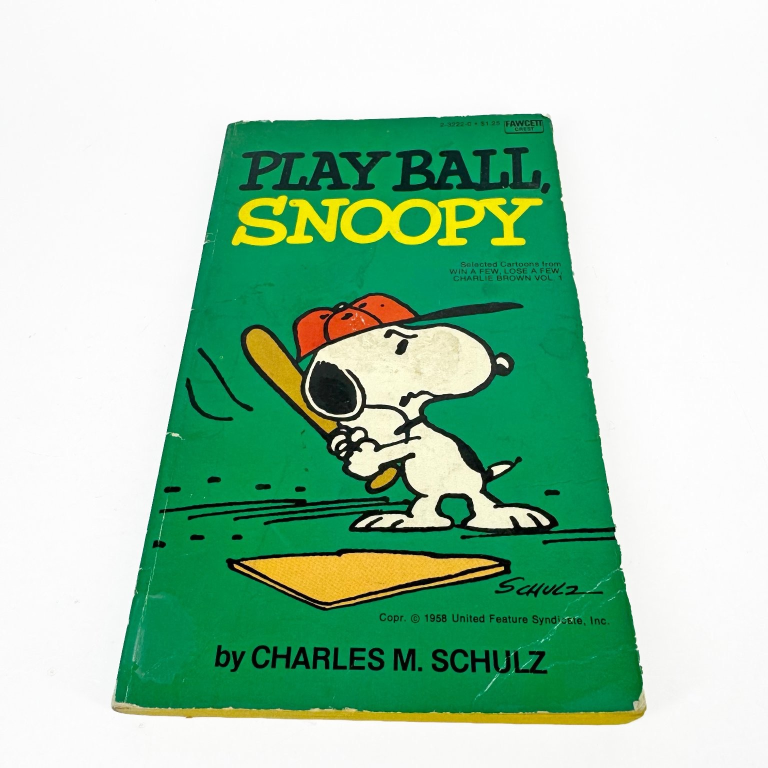 Play Ball, Snoopy Charles M. Schulz 1973 Peanuts Baseball Fawcett Gold Medal