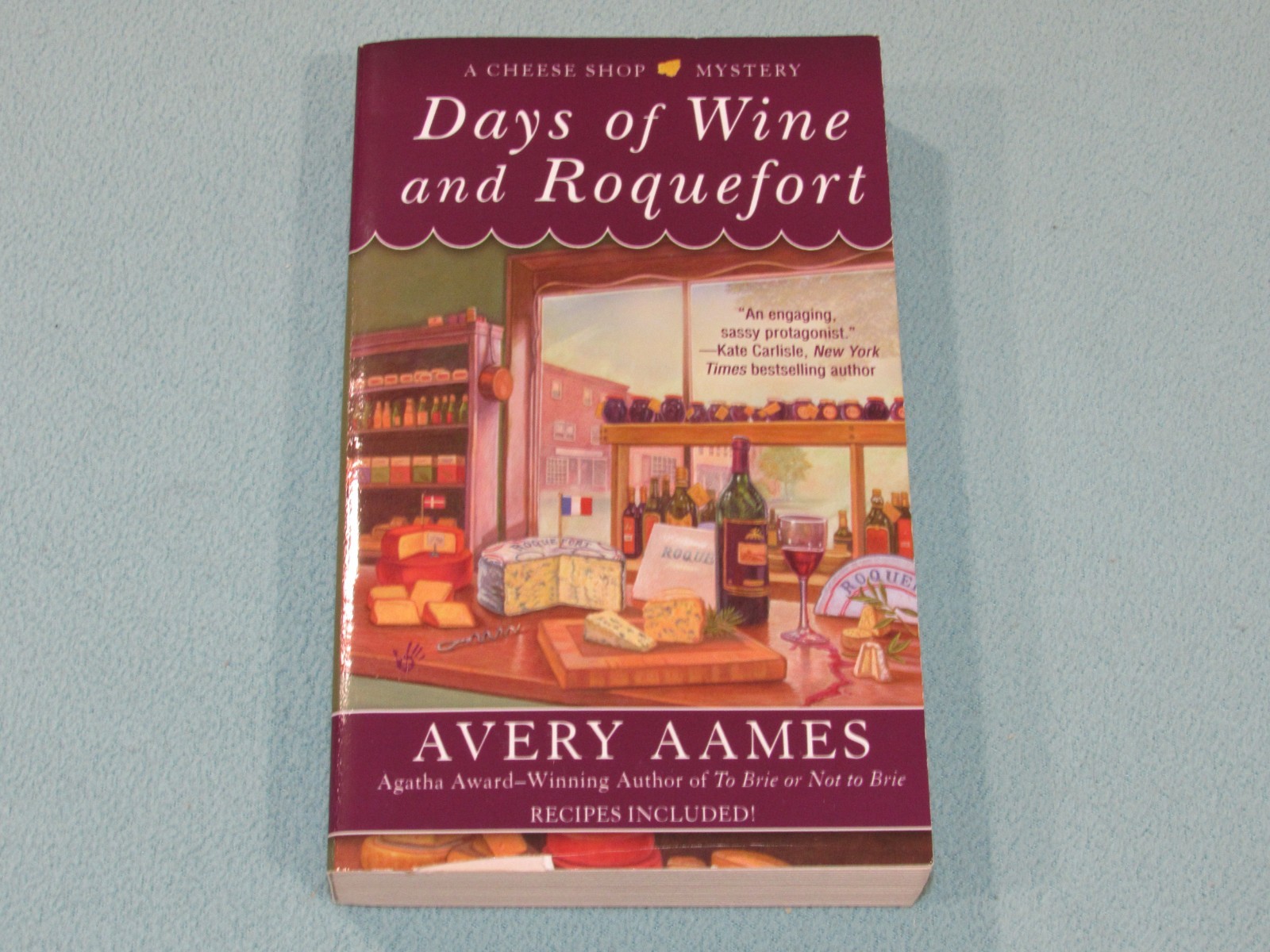 7 Book Lot: CHEESE SHOP MYSTERY Complete COLLECTION (1-7) Set by AVERY AAMES