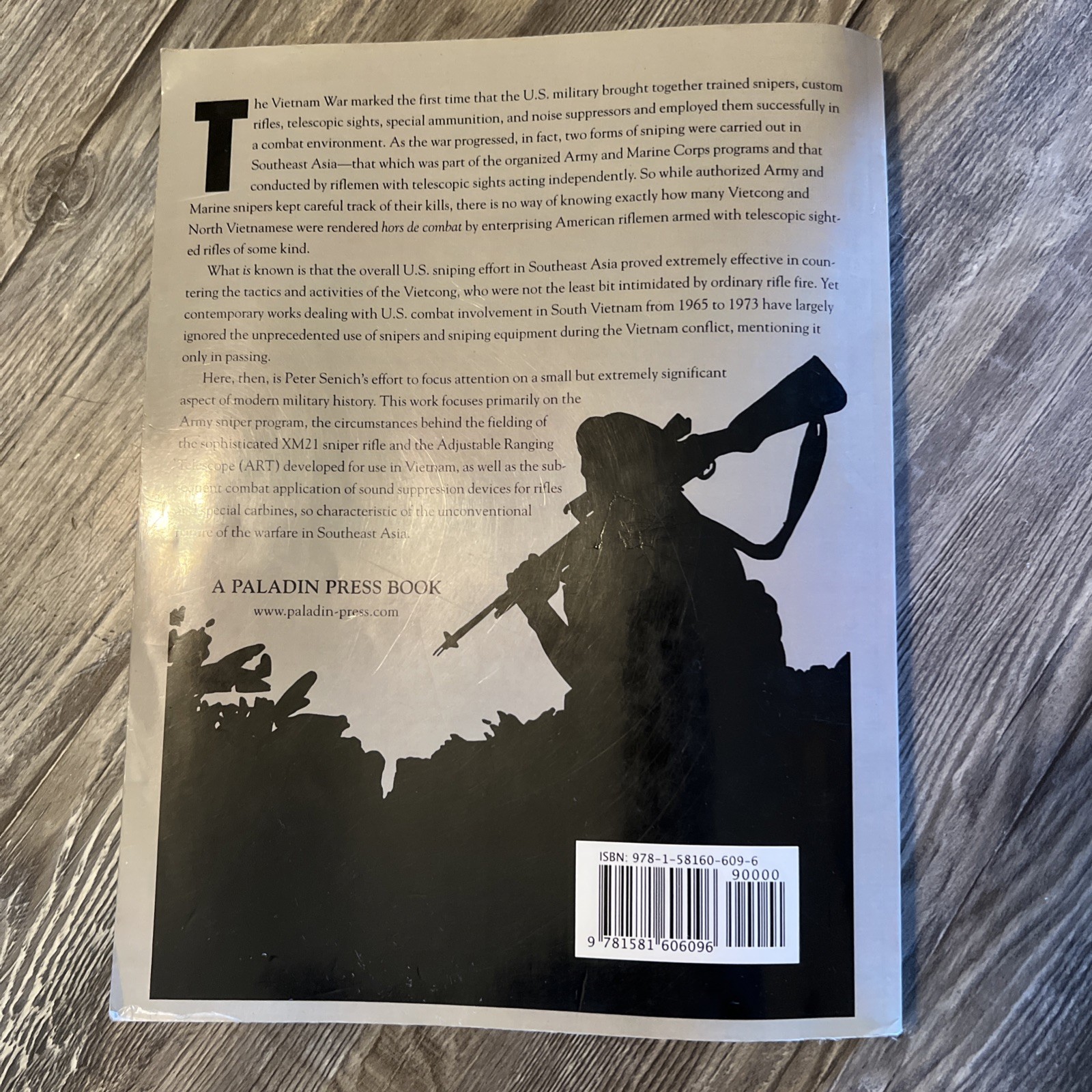 The Long-Range War: Sniping In Vietnam by Peter R. Senich – Hardcover DJ 1994