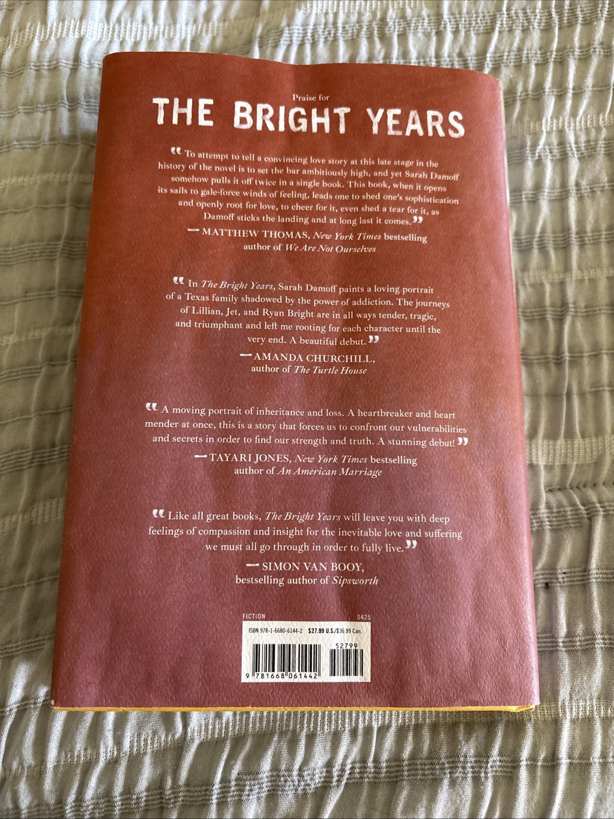 The Bright Years By Sarah Damoff Hardcopy – Excellent Condition