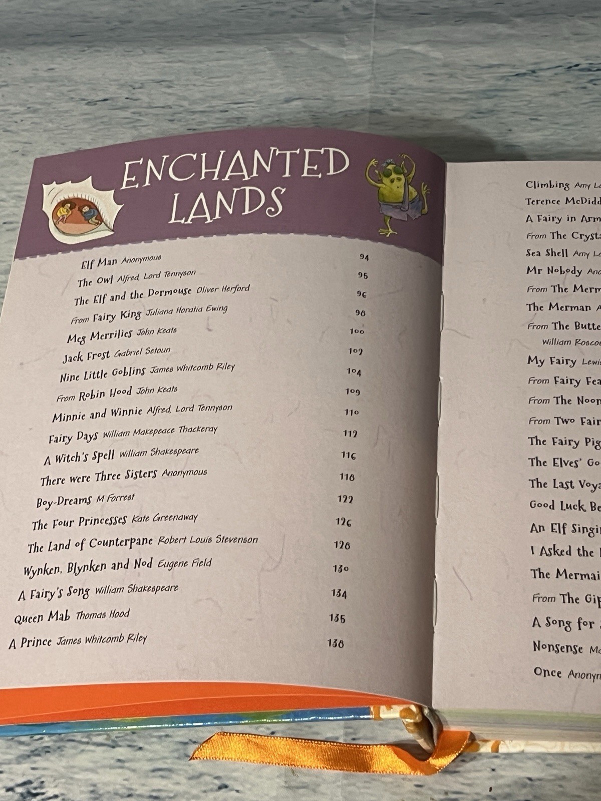 Children’s Poems Book Classic Treasury First Poems 383 Pages HC Flocked Cover