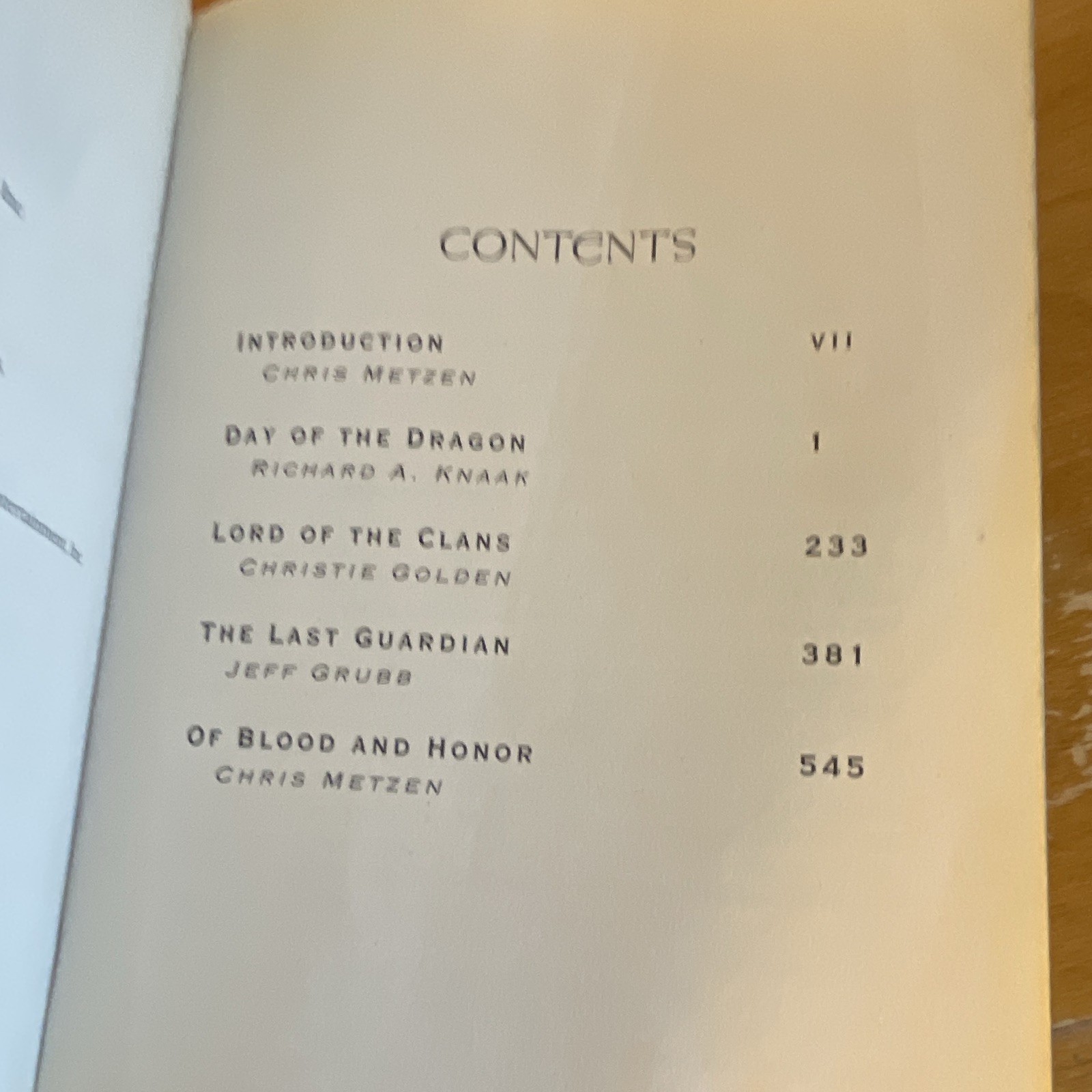 Warcraft Archive – 2006 Trade Paperback Fantasy Anthology